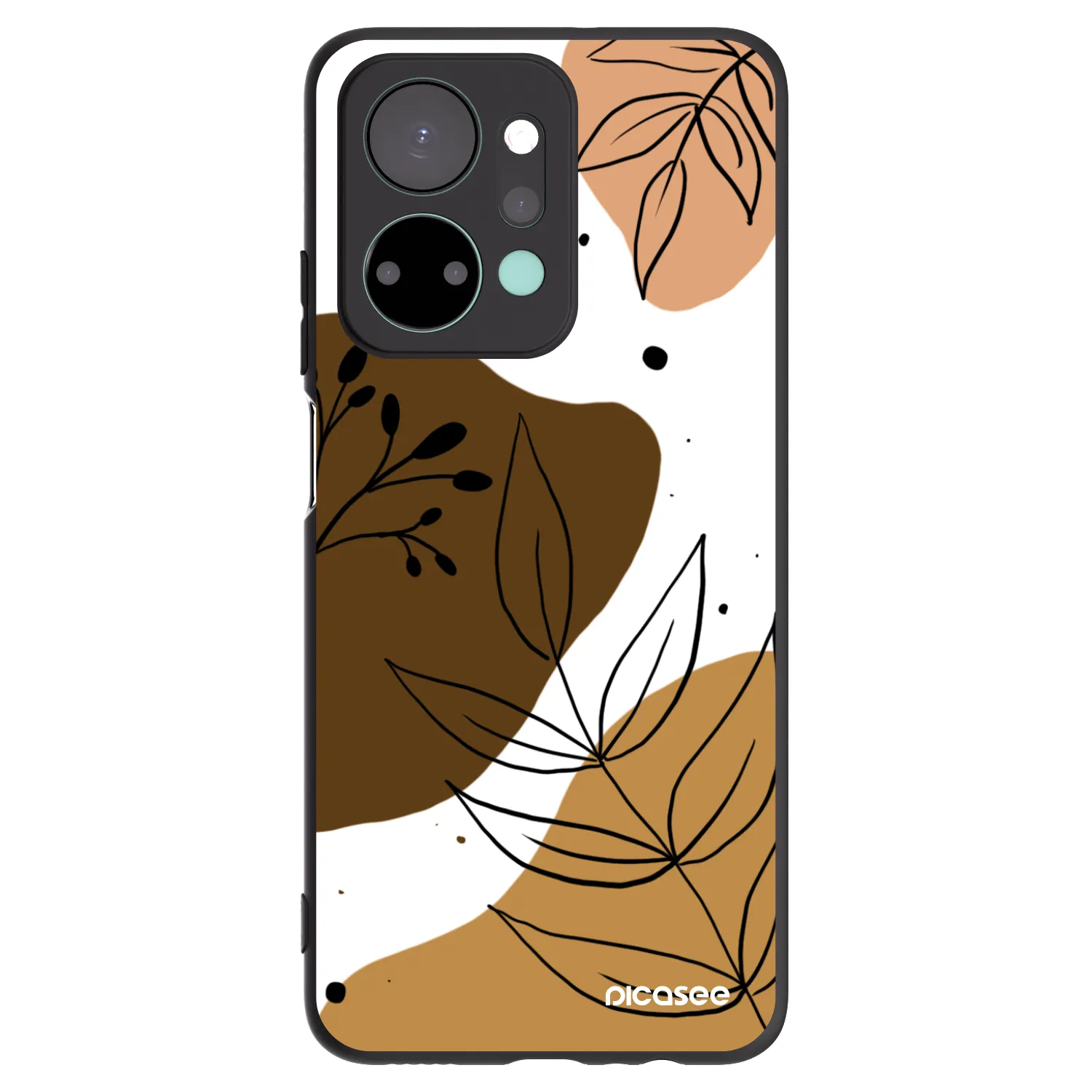 Picasee silikónový čierny obal pre Honor X7a - Boho style