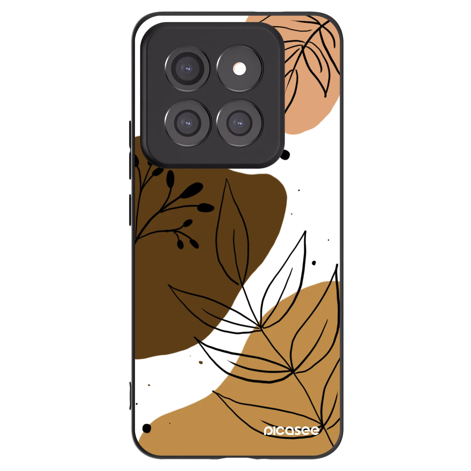 Picasee silikónový čierny obal pre Xiaomi 14 Pro - Boho style