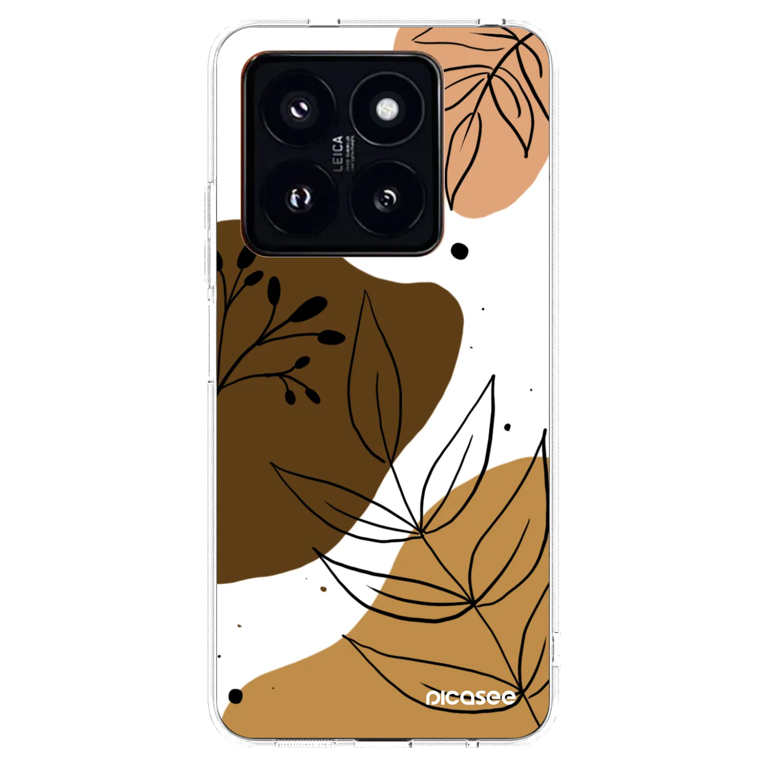 Silikónový prehľadný obal pre Xiaomi 14 Pro - Boho style