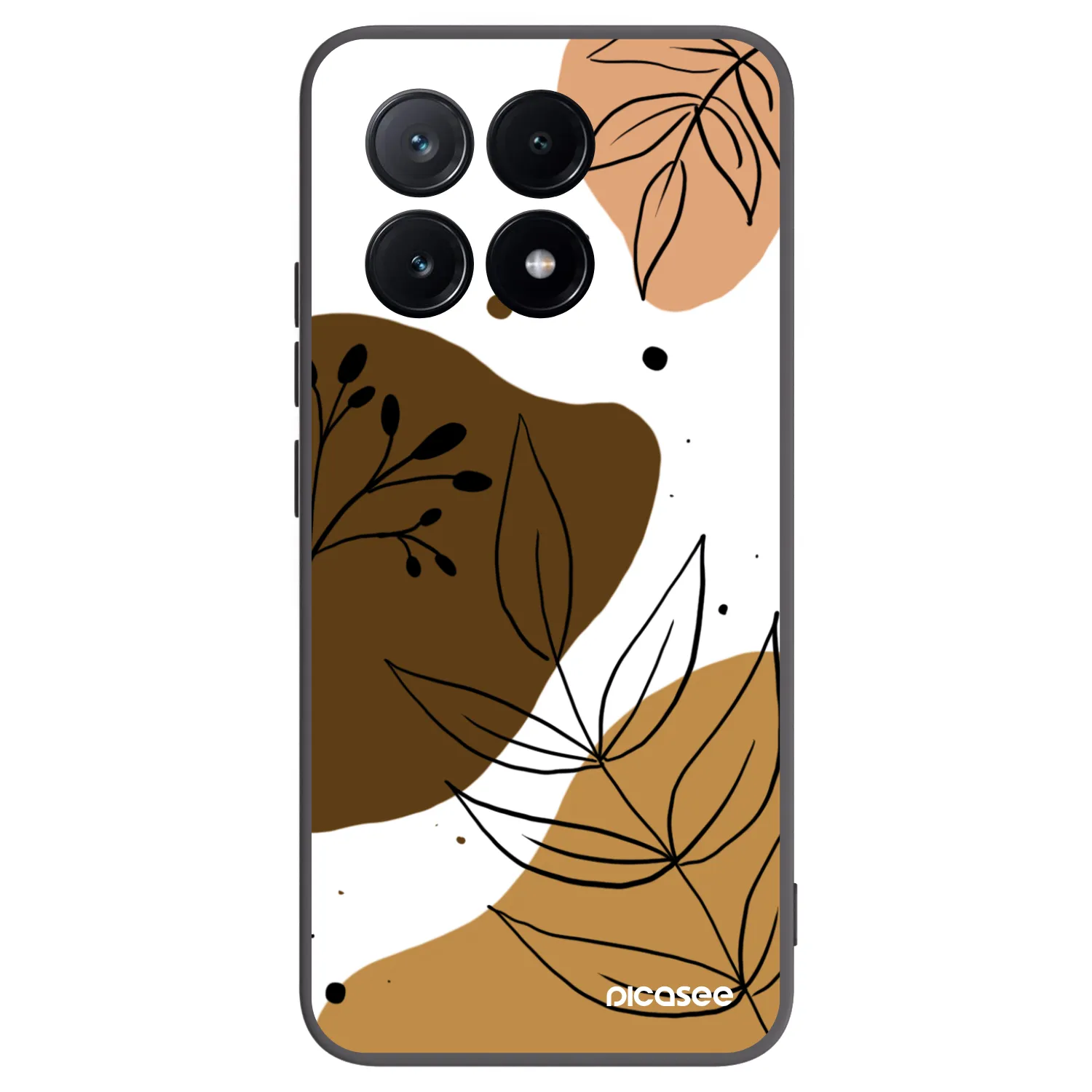 Picasee silikónový čierny obal pre Xiaomi Poco X6 Pro - Boho style