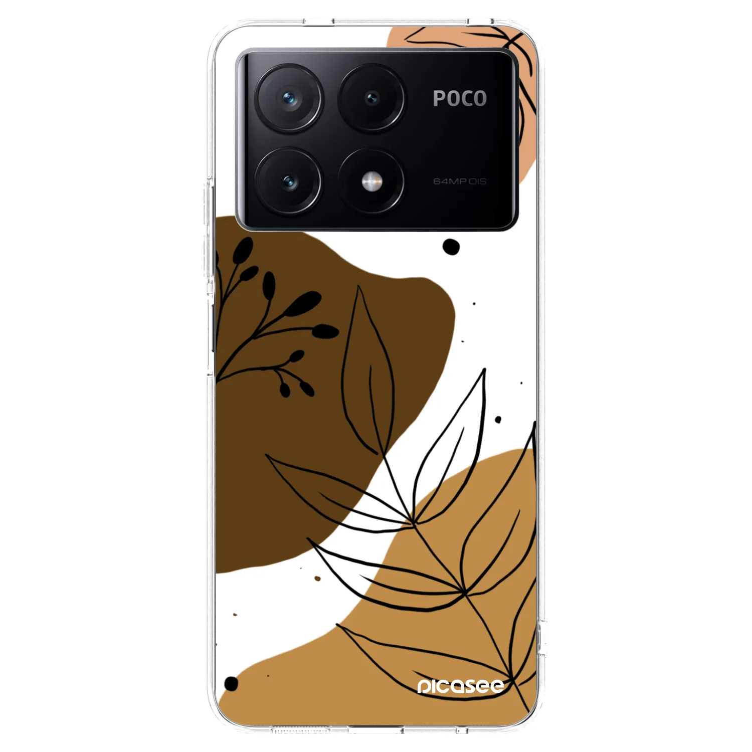 Picasee silikónový prehľadný obal pre Xiaomi Poco X6 Pro - Boho style
