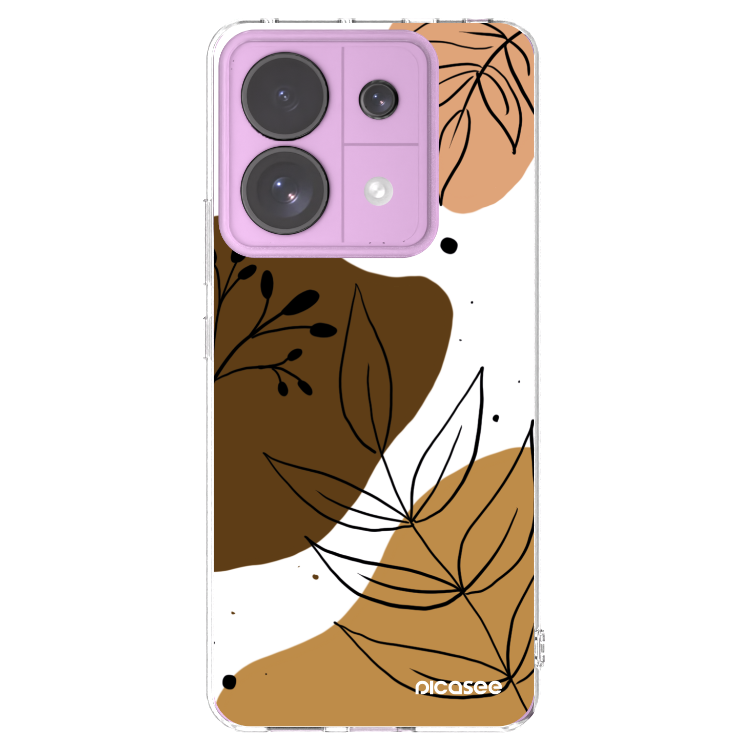Picasee silikónový prehľadný obal pre Xiaomi Redmi Note 13 Pro 5G - Boho style
