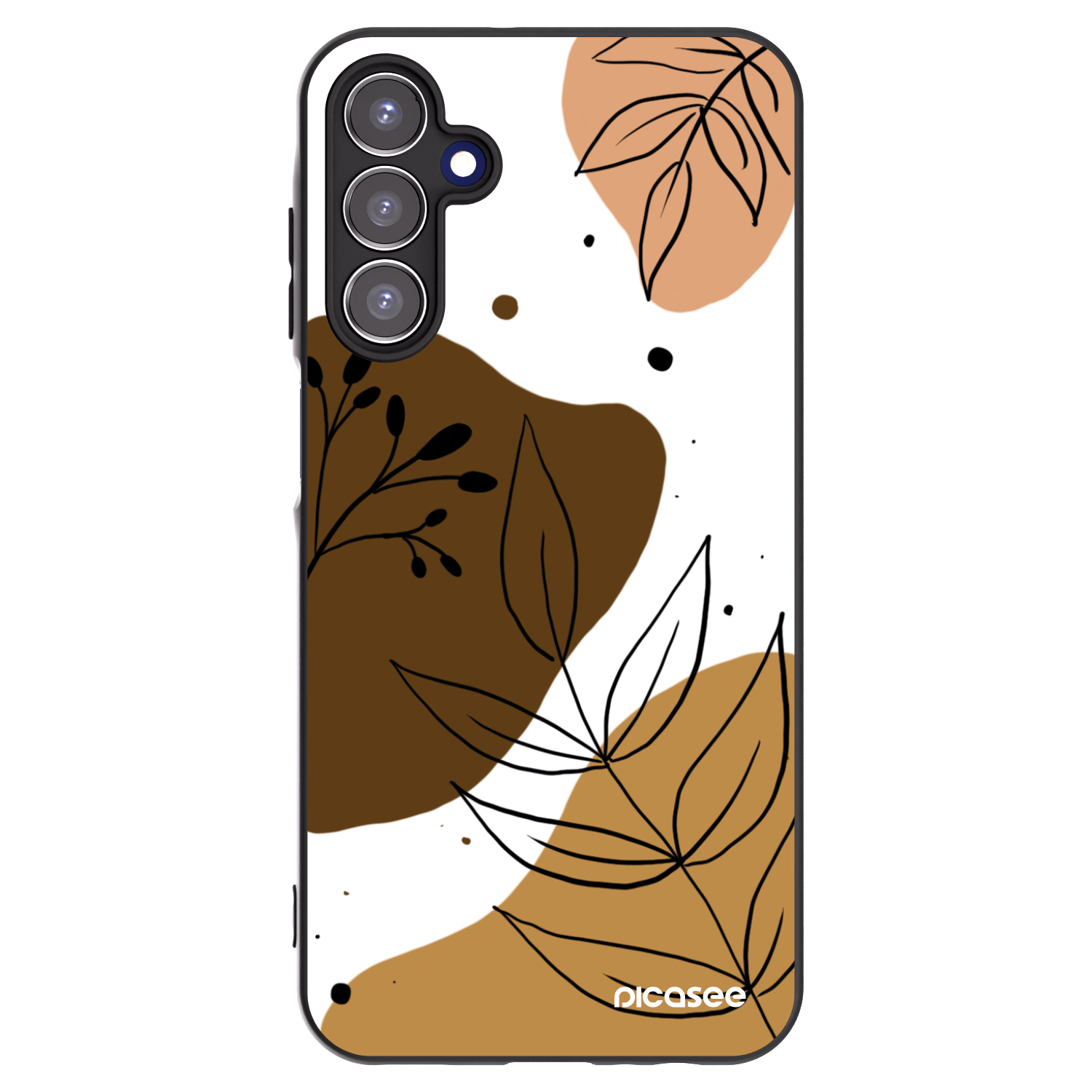 Picasee silikónový čierny obal pre Samsung Galaxy A15 A156B 5G - Boho style