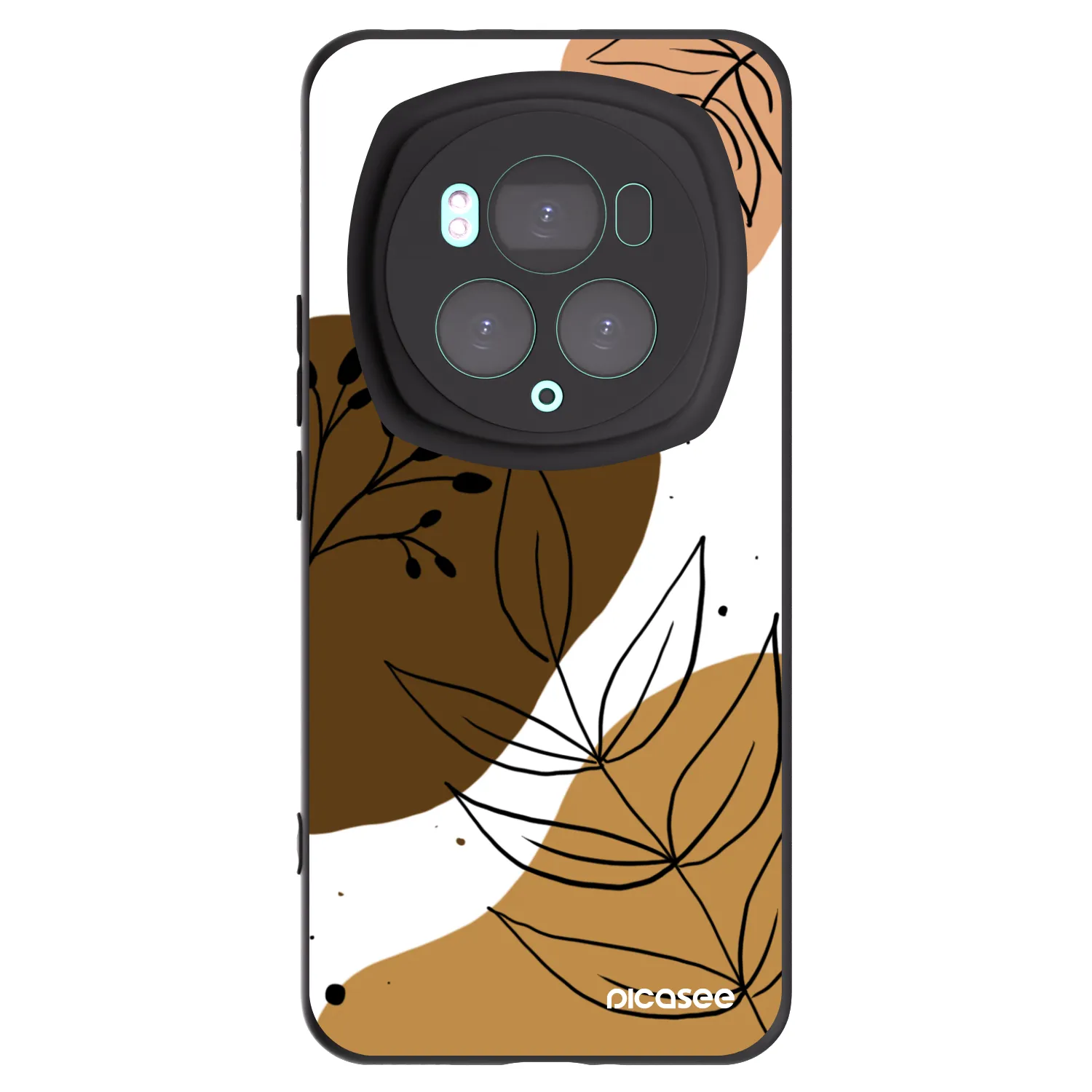 Picasee silikónový čierny obal pre Honor Magic6 Pro - Boho style