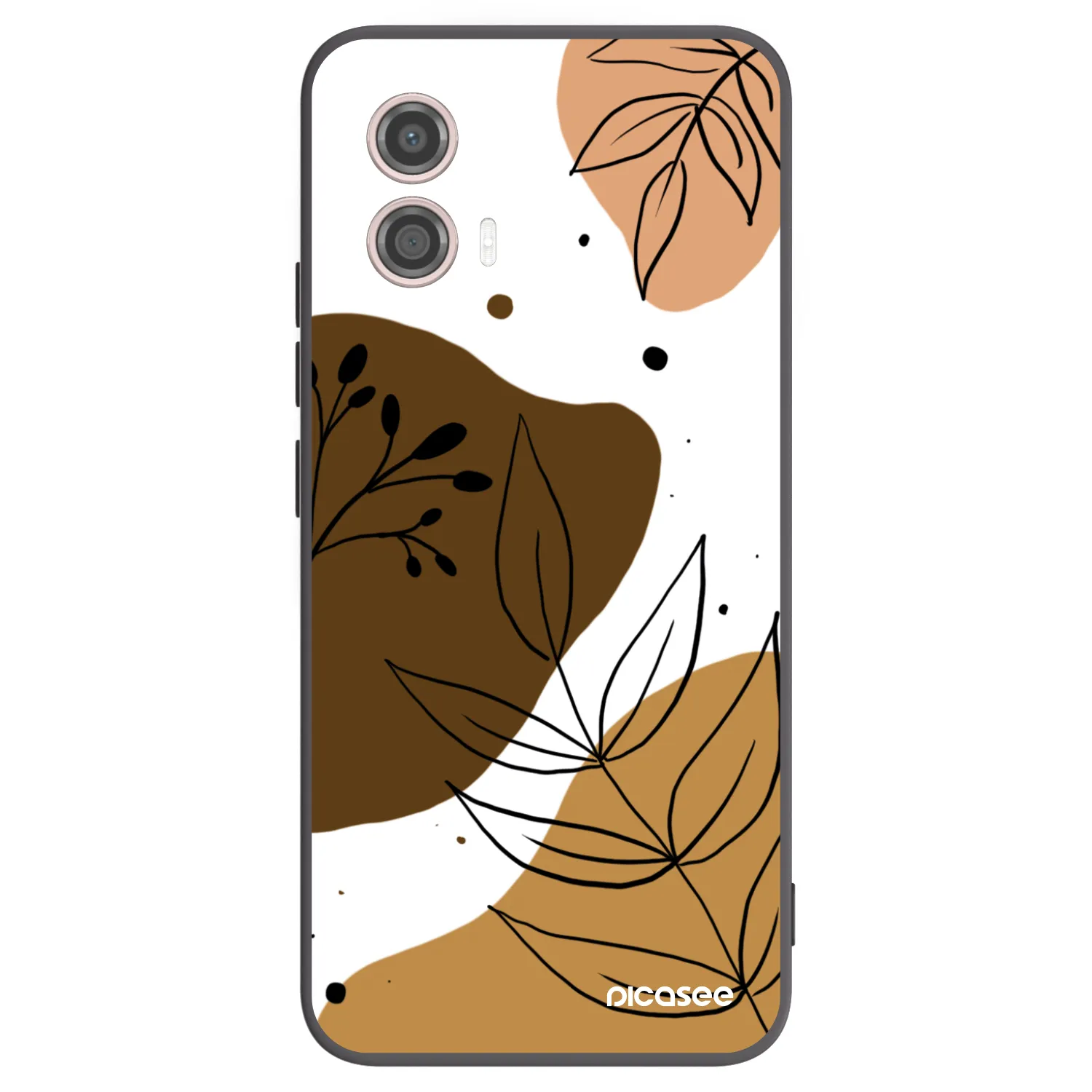 Picasee silikónový čierny obal pre Motorola Moto G53 5G - Boho style