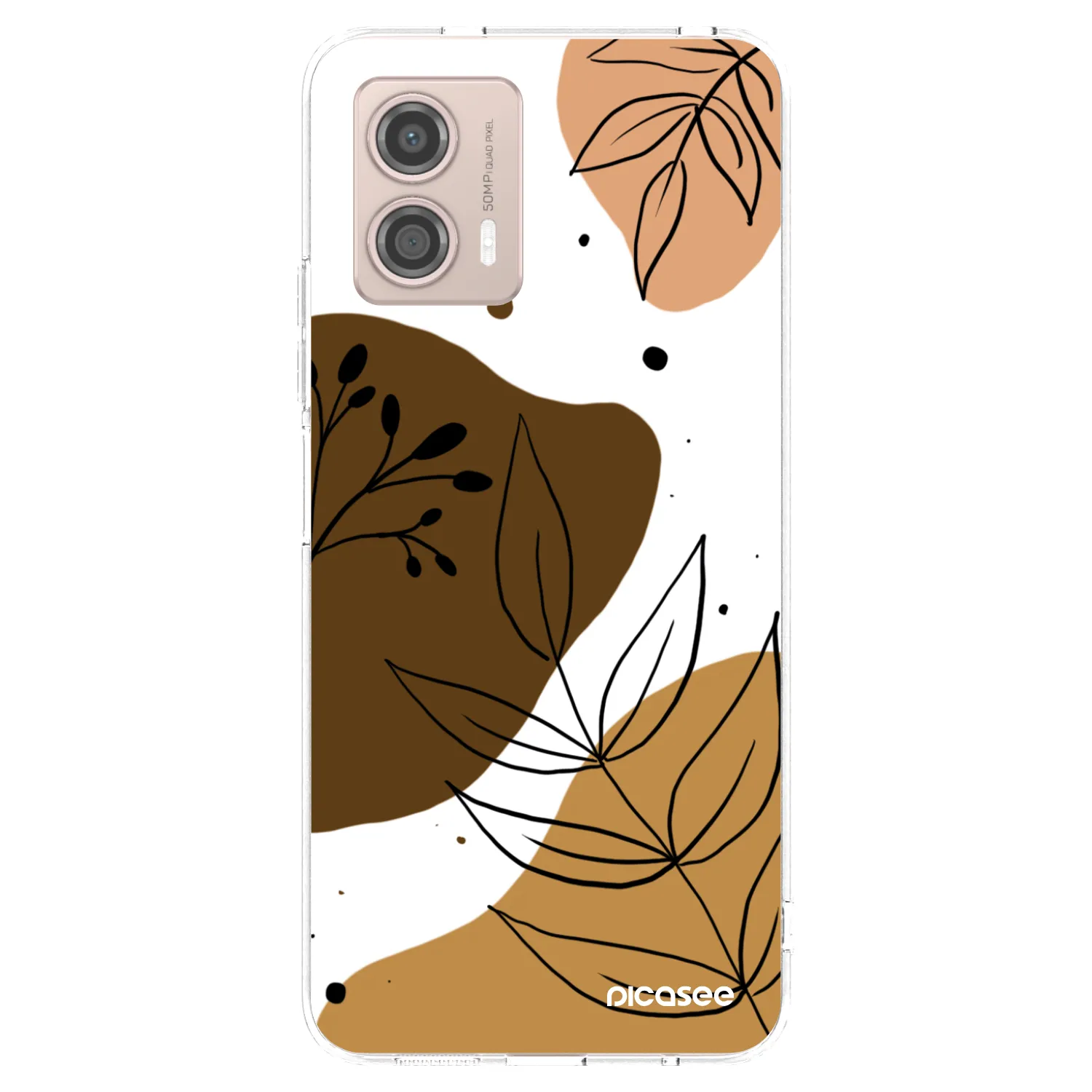Picasee silikónový prehľadný obal pre Motorola Moto G53 5G - Boho style