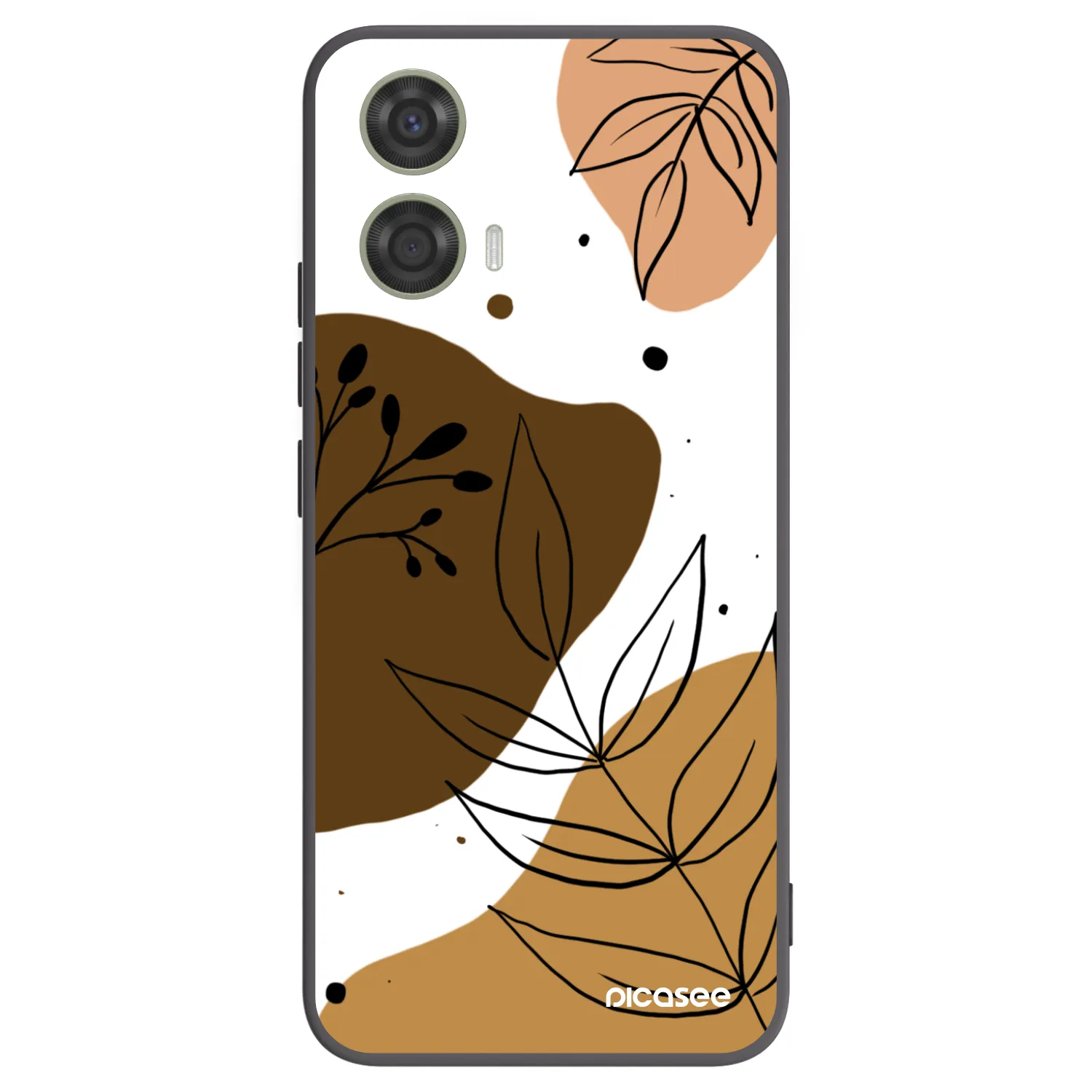 Picasee silikónový čierny obal pre Motorola Moto G24 - Boho style