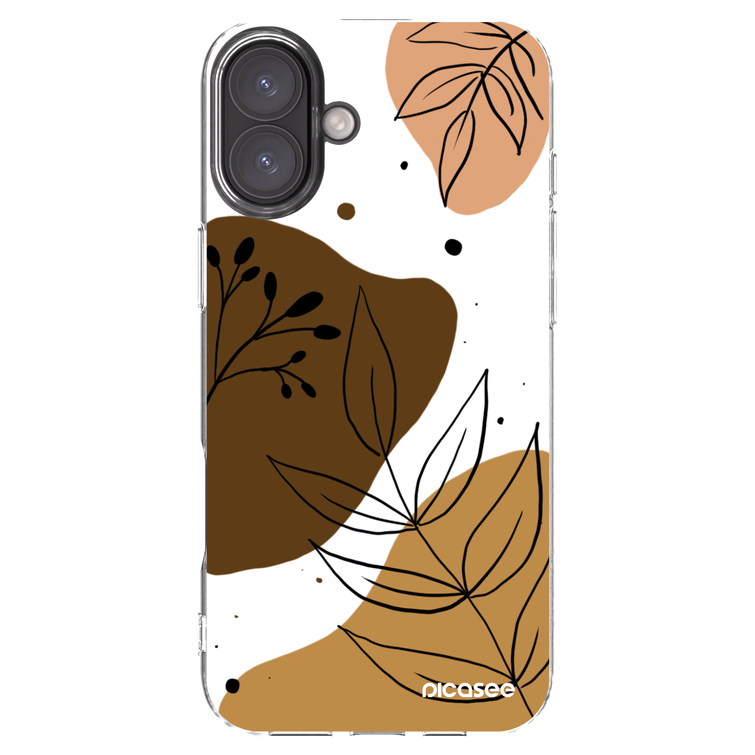 Picasee silikónový prehľadný obal pre Apple iPhone 16 Plus - Boho style