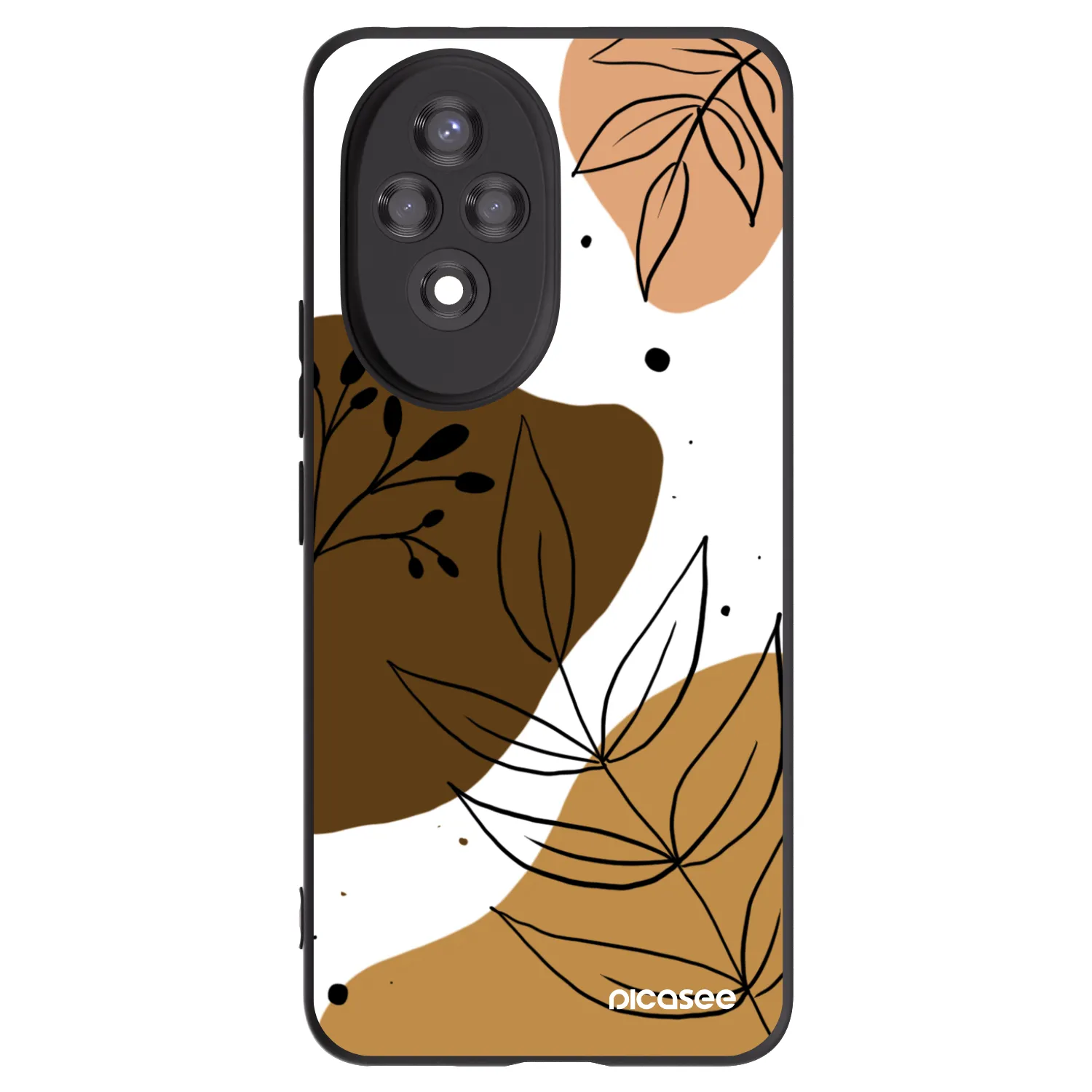 Picasee silikónový čierny obal pre Honor 200 Pro 5G - Boho style