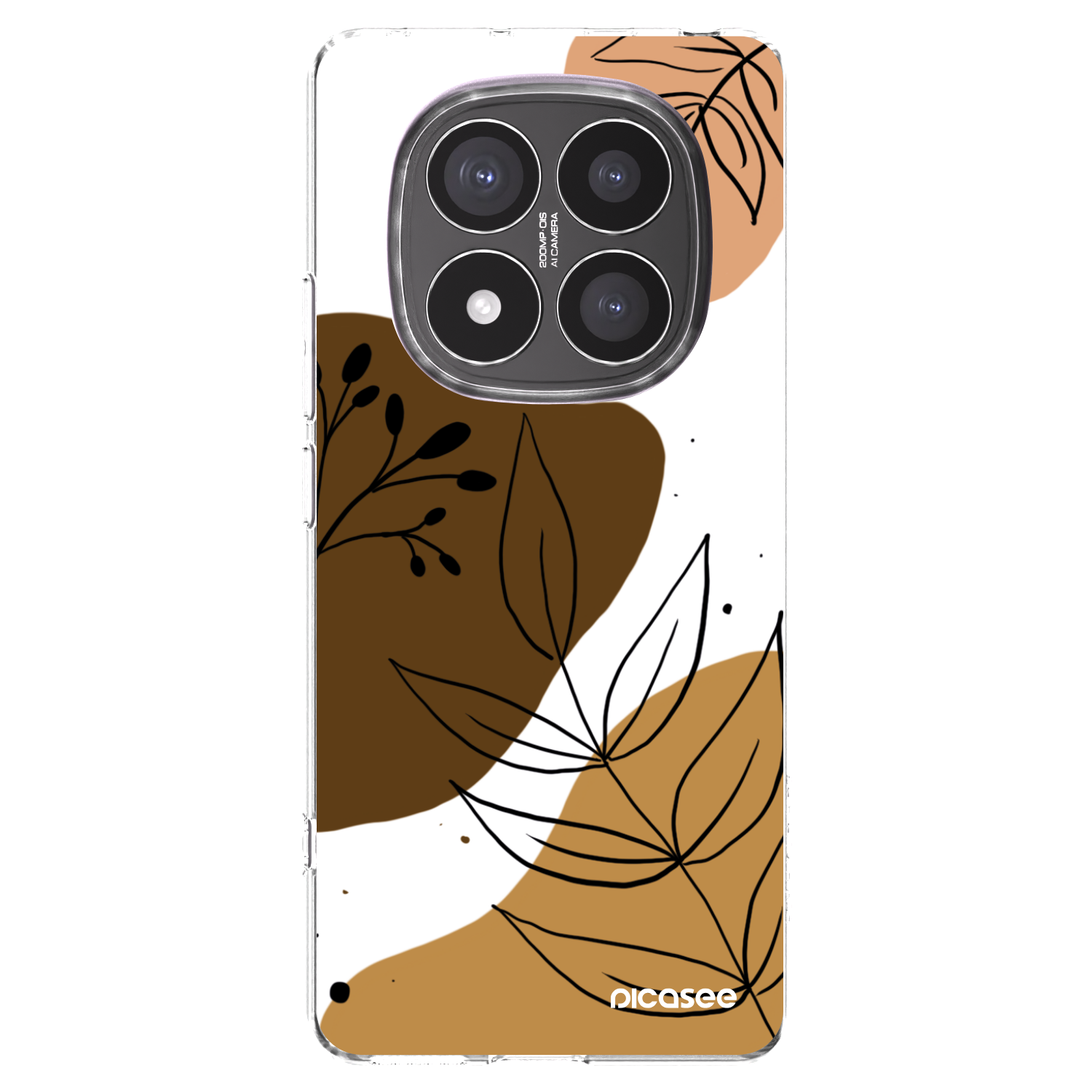 Picasee silikónový prehľadný obal pre Xiaomi Redmi Note 14 Pro+ 5G - Boho style