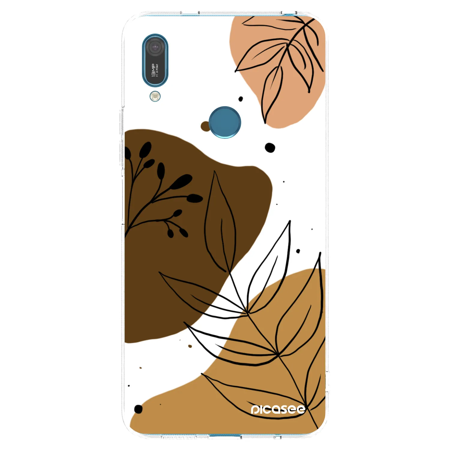 Picasee silikónový prehľadný obal pre Huawei Y7 2019 - Boho style