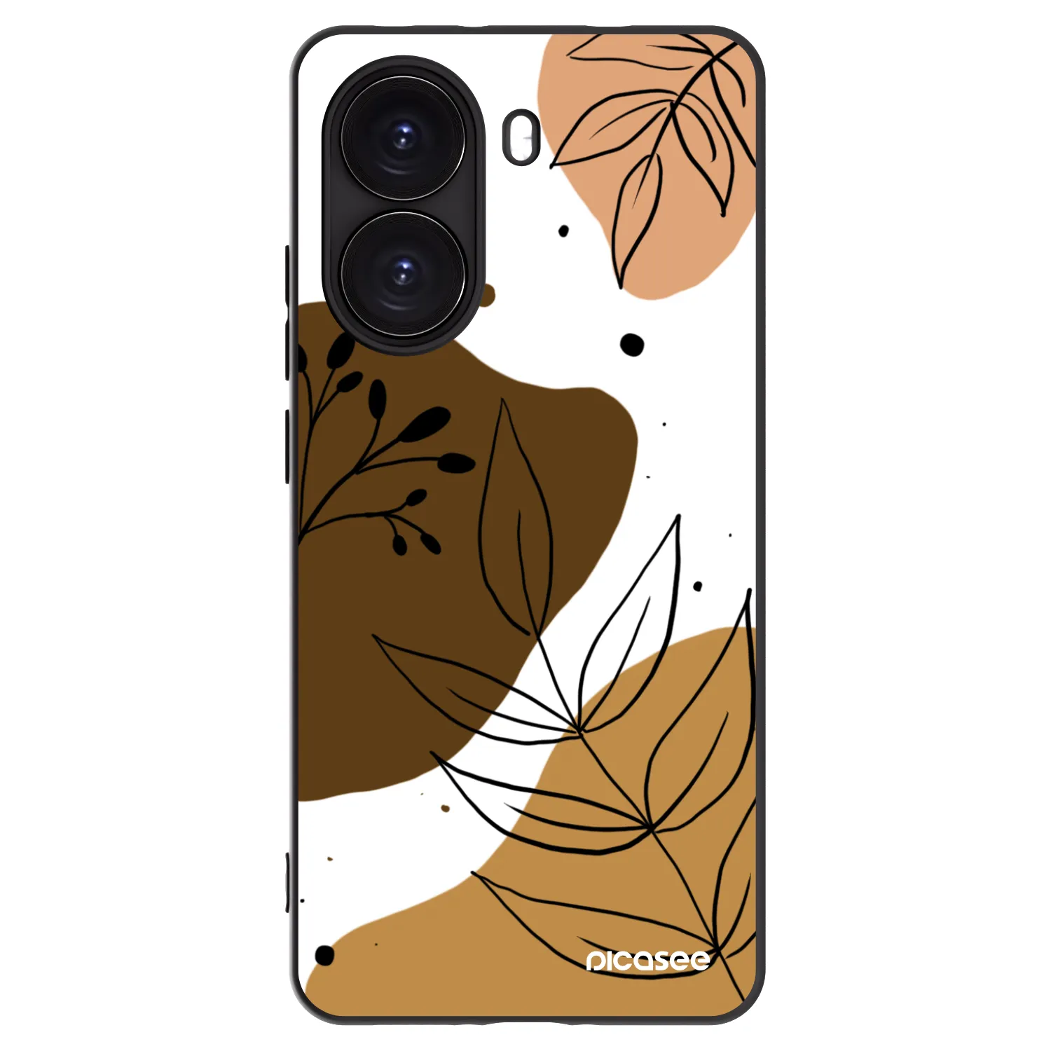 Picasee silikónový čierny obal pre Xiaomi Poco X7 Pro 5G - Boho style
