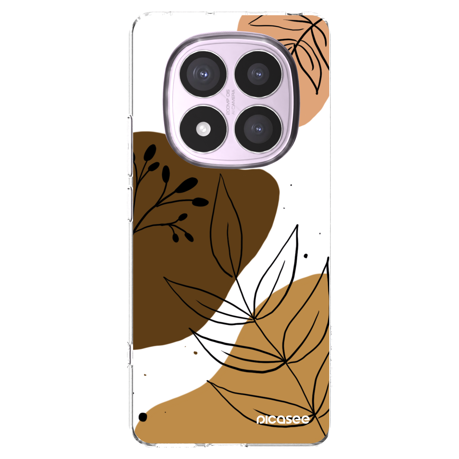 Silikónový prehľadný obal pre Xiaomi Redmi Note 14 Pro 4G - Boho style