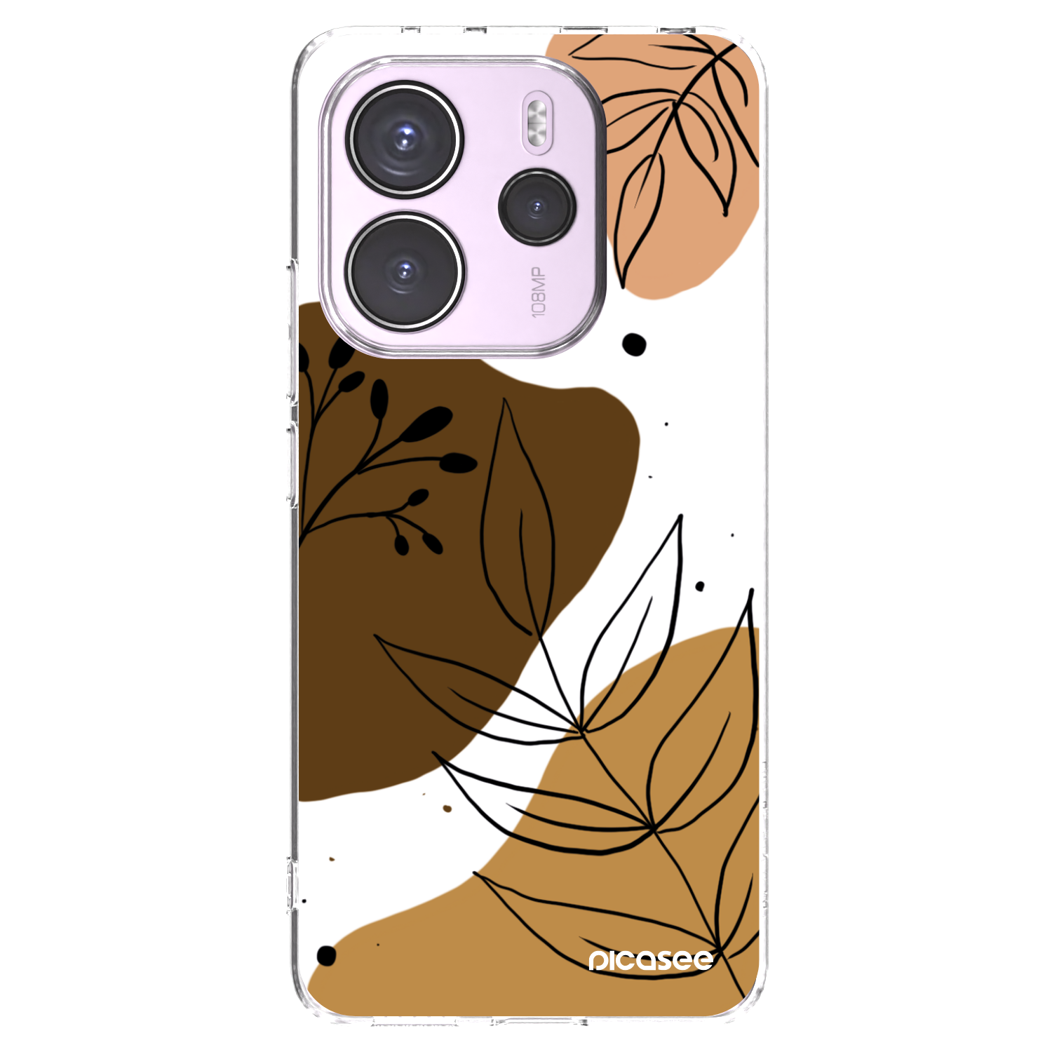 Picasee silikónový prehľadný obal pre Xiaomi Redmi Note 14 4G - Boho style