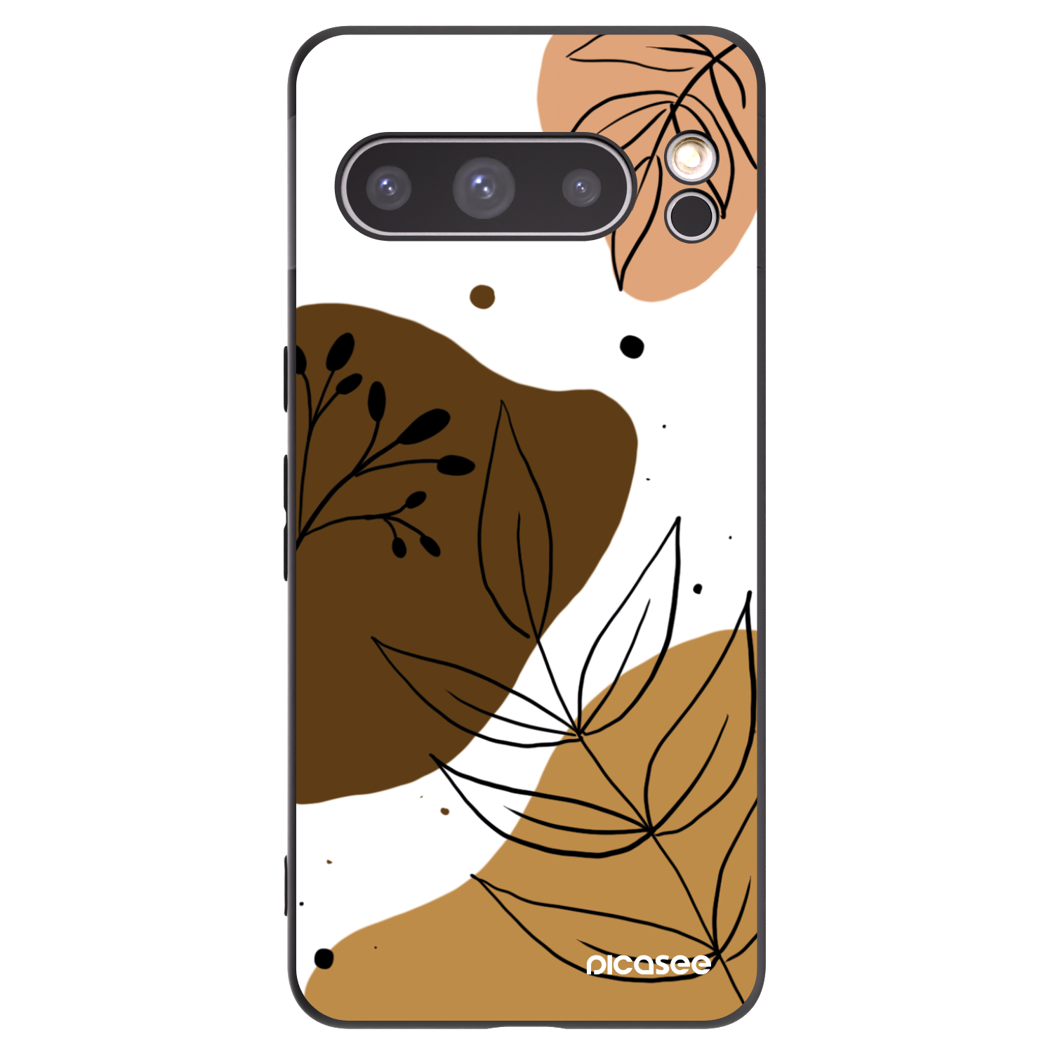 Picasee silikónový čierny obal pre Google Pixel 8 Pro - Boho style