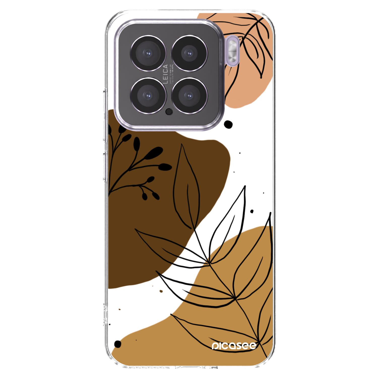 Silikónový prehľadný obal pre Xiaomi 15 - Boho style