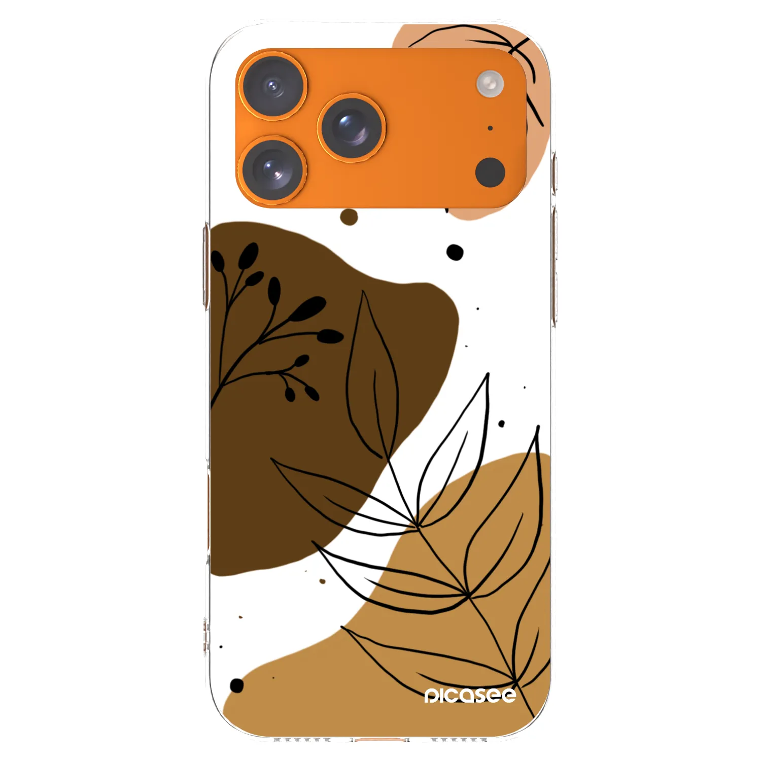 Silikónový prehľadný obal pre Apple iPhone 17 Pro Max - Boho style