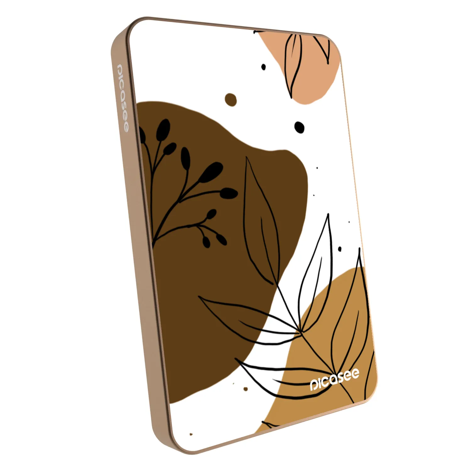 Picasee Powerbanka s MagSafe 5 000 mAh Zlatá - Boho style