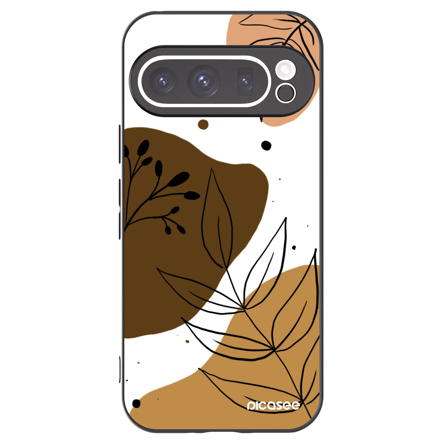 Picasee silikónový čierny obal pre Google Pixel 9 Pro XL - Boho style