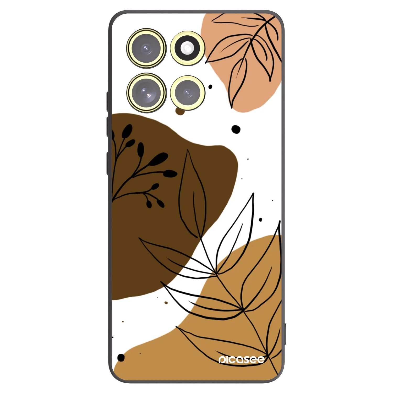 Picasee silikónový čierny obal pre Motorola Moto G86 5G - Boho style