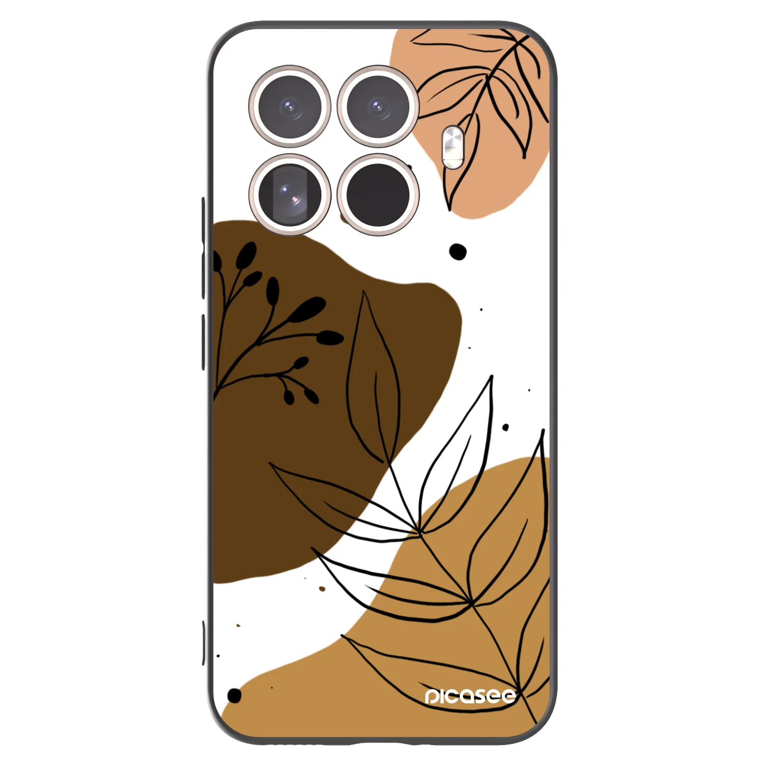 Picasee silikónový čierny obal pre Xiaomi 15T Pro - Boho style