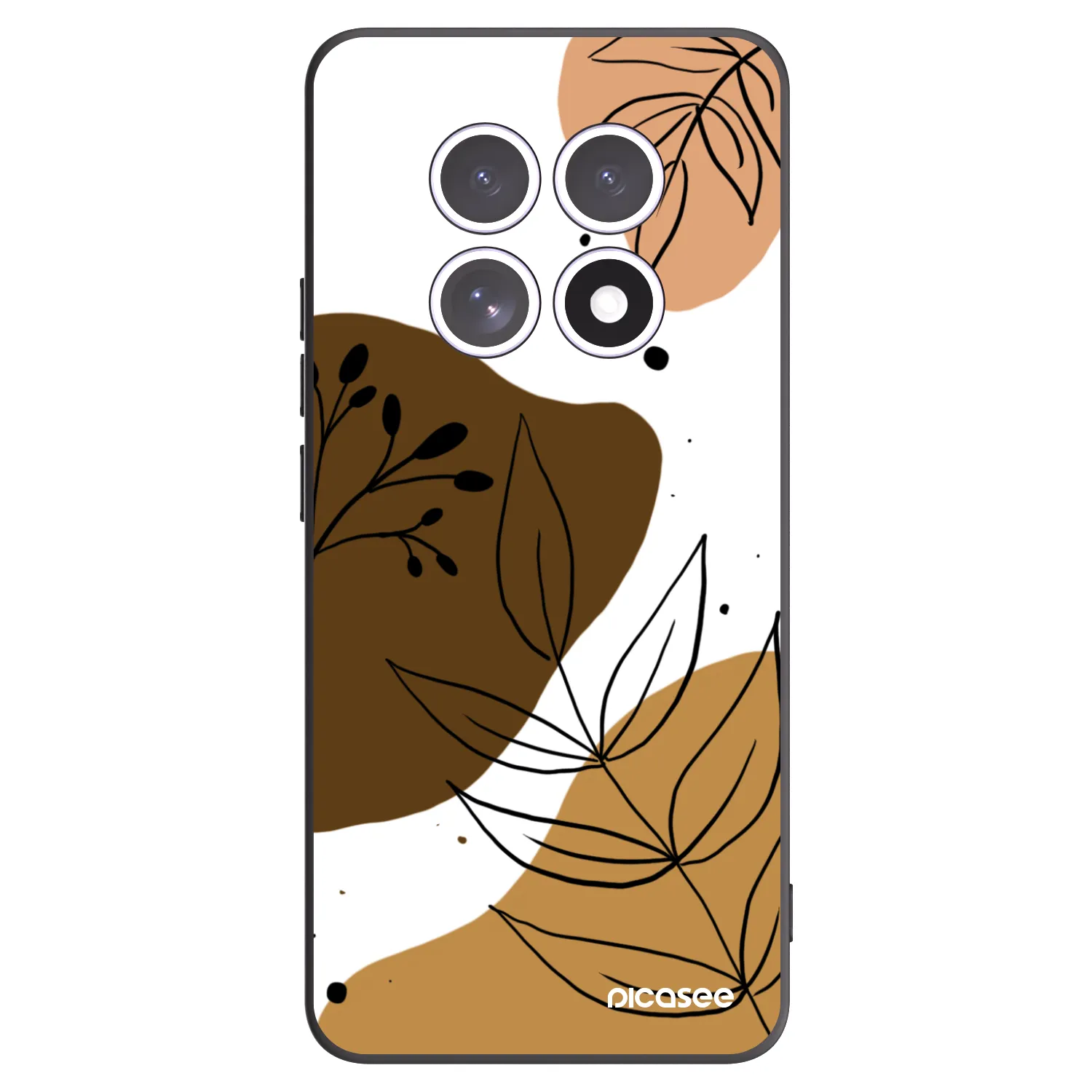 Picasee silikónový čierny obal pre Xiaomi Redmi Note 15 - Boho style