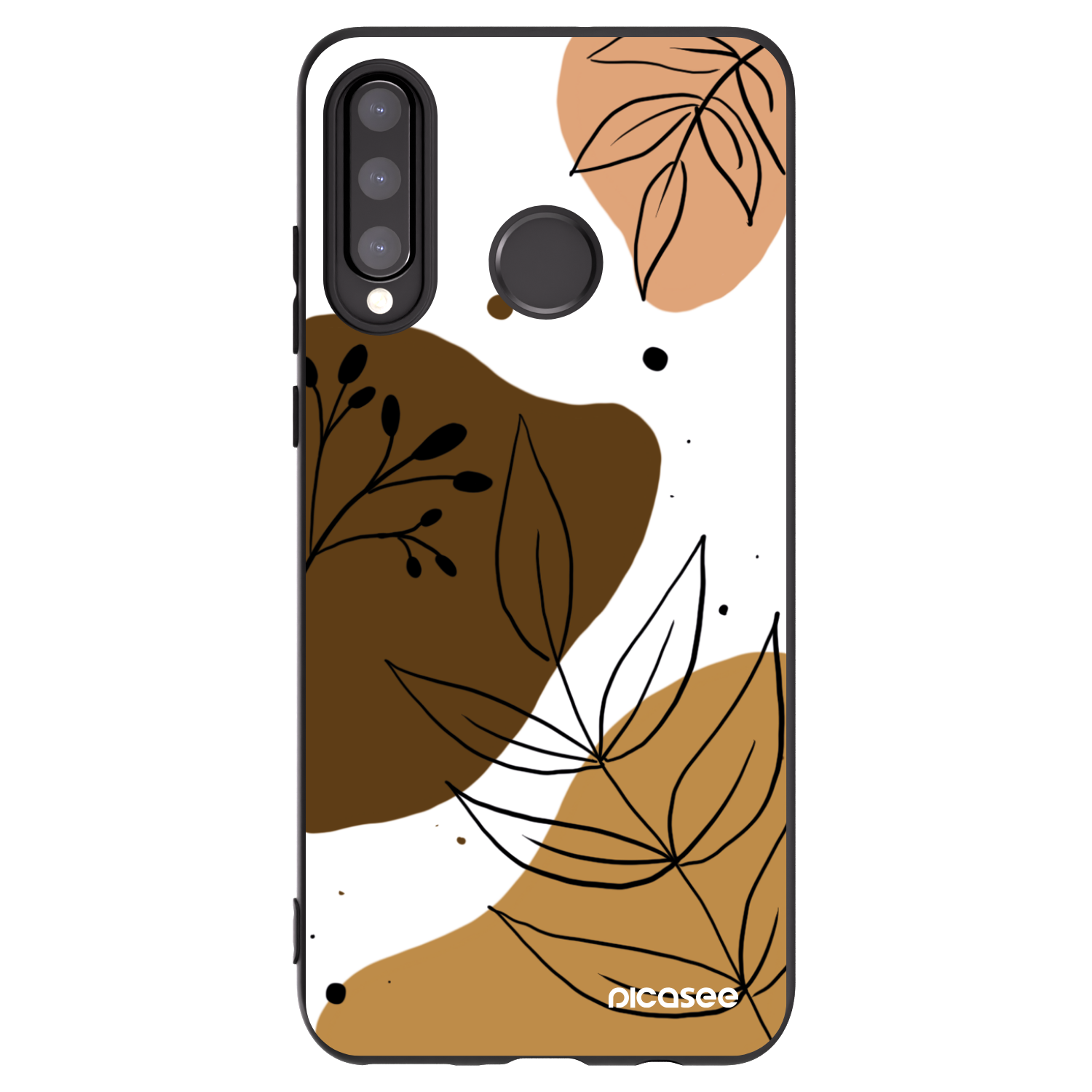 Picasee silikónový čierny obal pre Huawei P30 Lite - Boho style