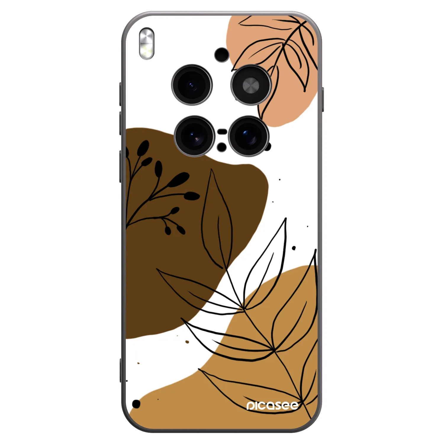 Picasee silikónový čierny obal pre Vivo X300 Pro - Boho style