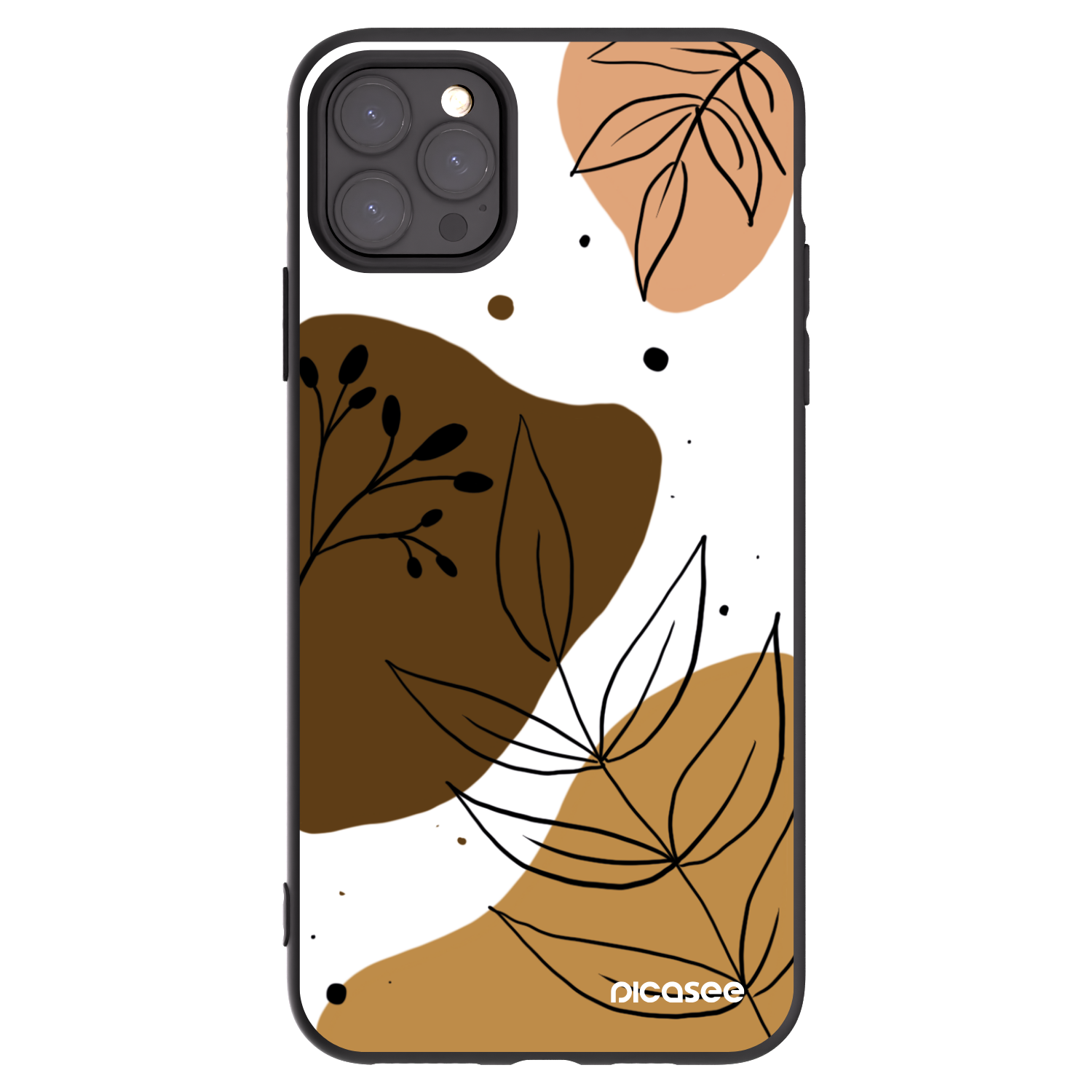 Picasee silikónový čierny obal pre Apple iPhone 11 Pro Max - Boho style