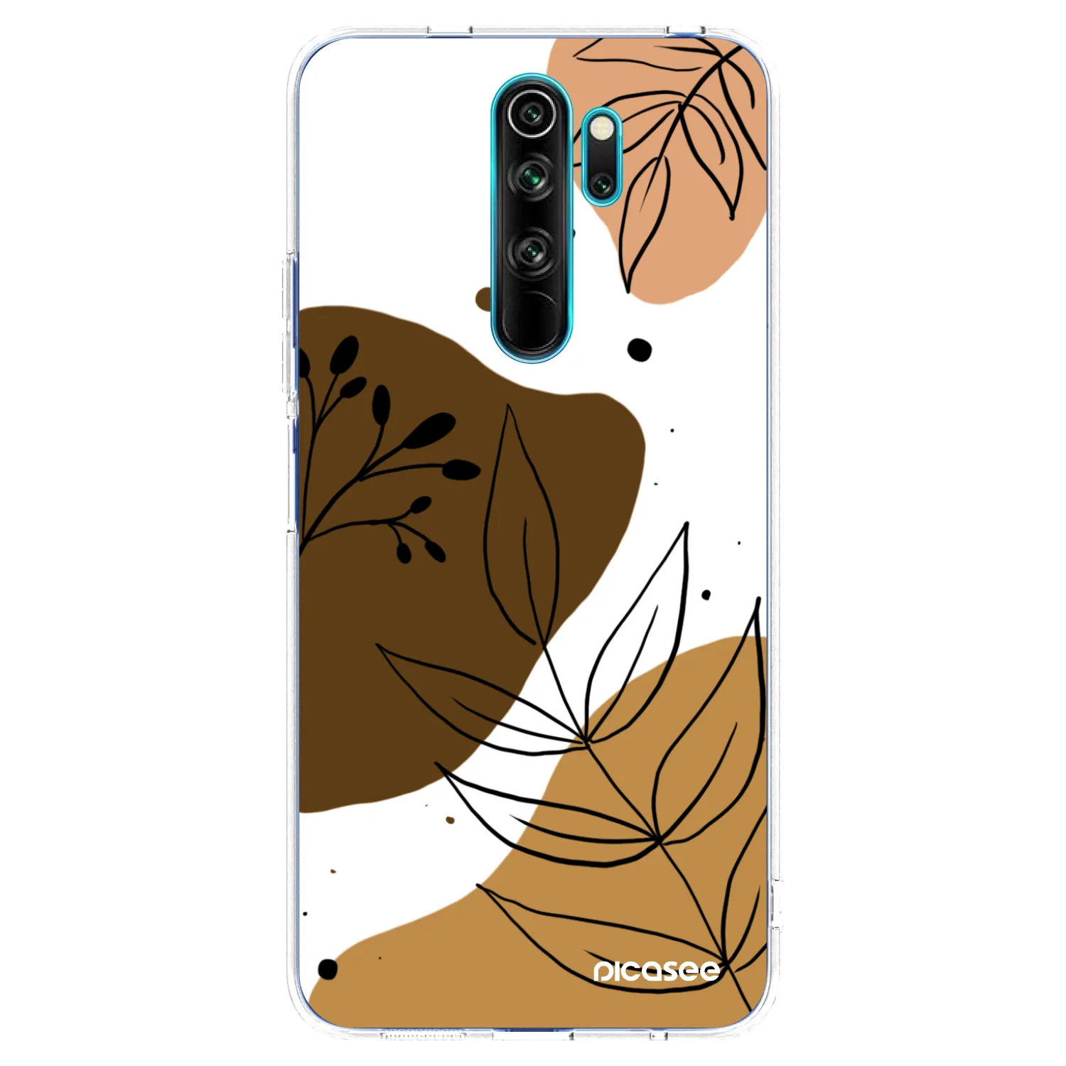 Picasee silikónový prehľadný obal pre Xiaomi Redmi Note 8 Pro - Boho style