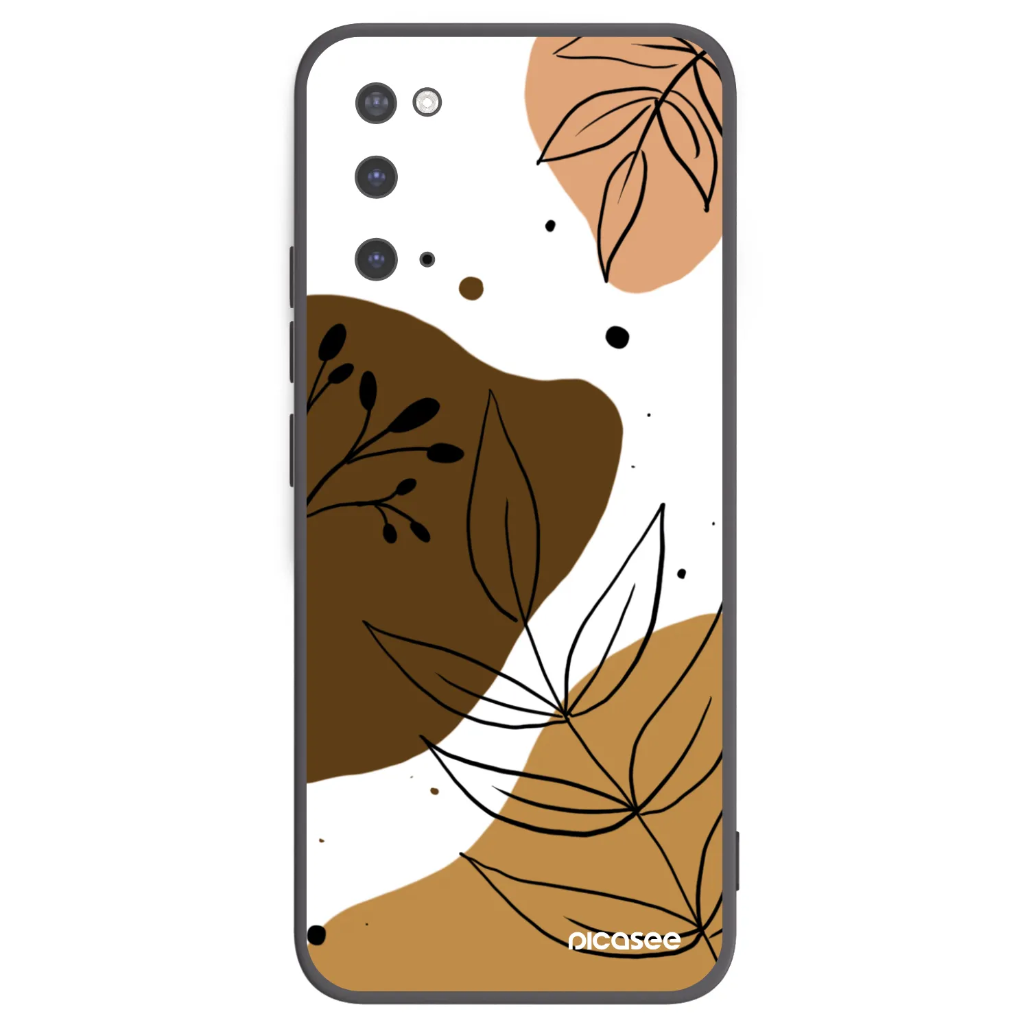 Picasee silikónový čierny obal pre Samsung Galaxy S20 G980F - Boho style