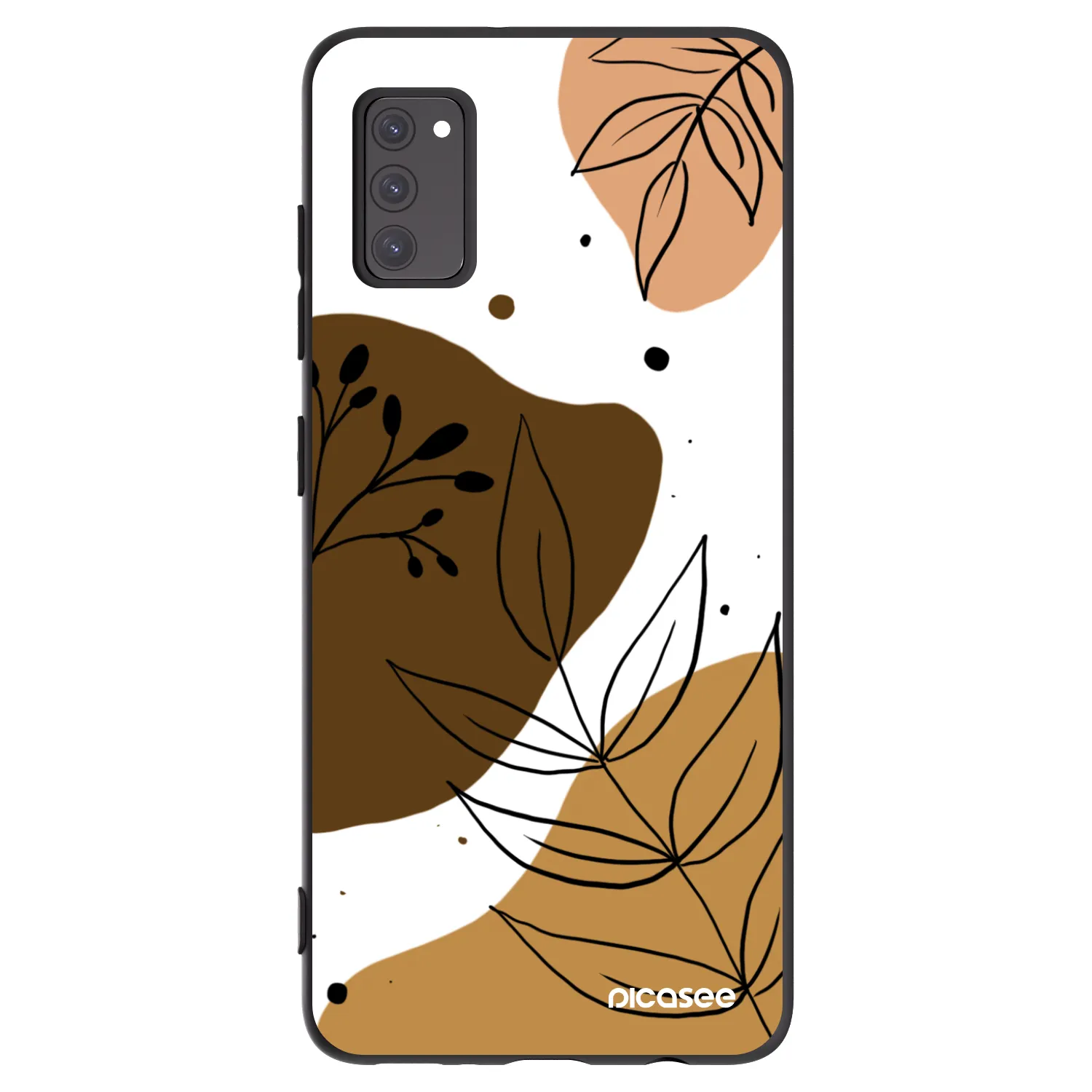 Picasee silikónový čierny obal pre Samsung Galaxy A41 A415F - Boho style