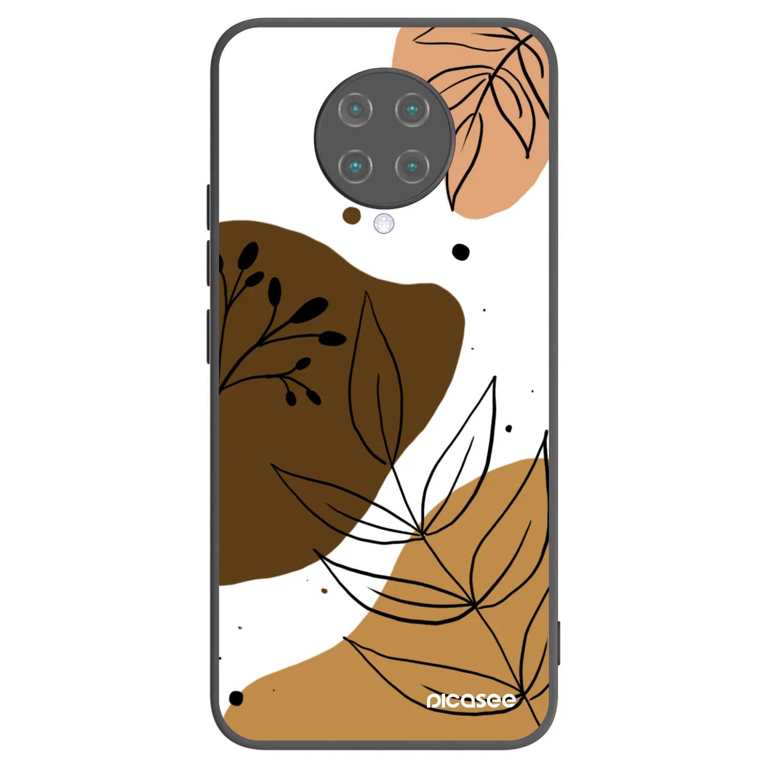 Picasee silikónový čierny obal pre Xiaomi Poco F2 Pro - Boho style