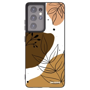 Picasee silikónový čierny obal pre Samsung Galaxy S21 Ultra 5G G998B - Boho style