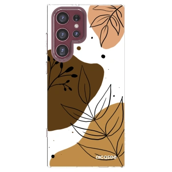 Picasee silikónový prehľadný obal pre Samsung Galaxy S22 Ultra 5G - Boho style