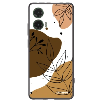 Picasee silikónový čierny obal pre Motorola Moto G35 5G - Boho style