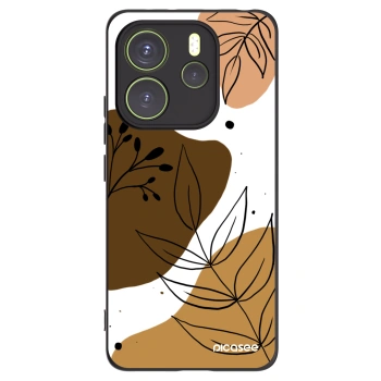 Picasee silikónový čierny obal pre Xiaomi Redmi Note 14 4G - Boho style