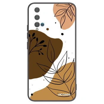 Picasee silikónový čierny obal pre Huawei Nova 5T - Boho style