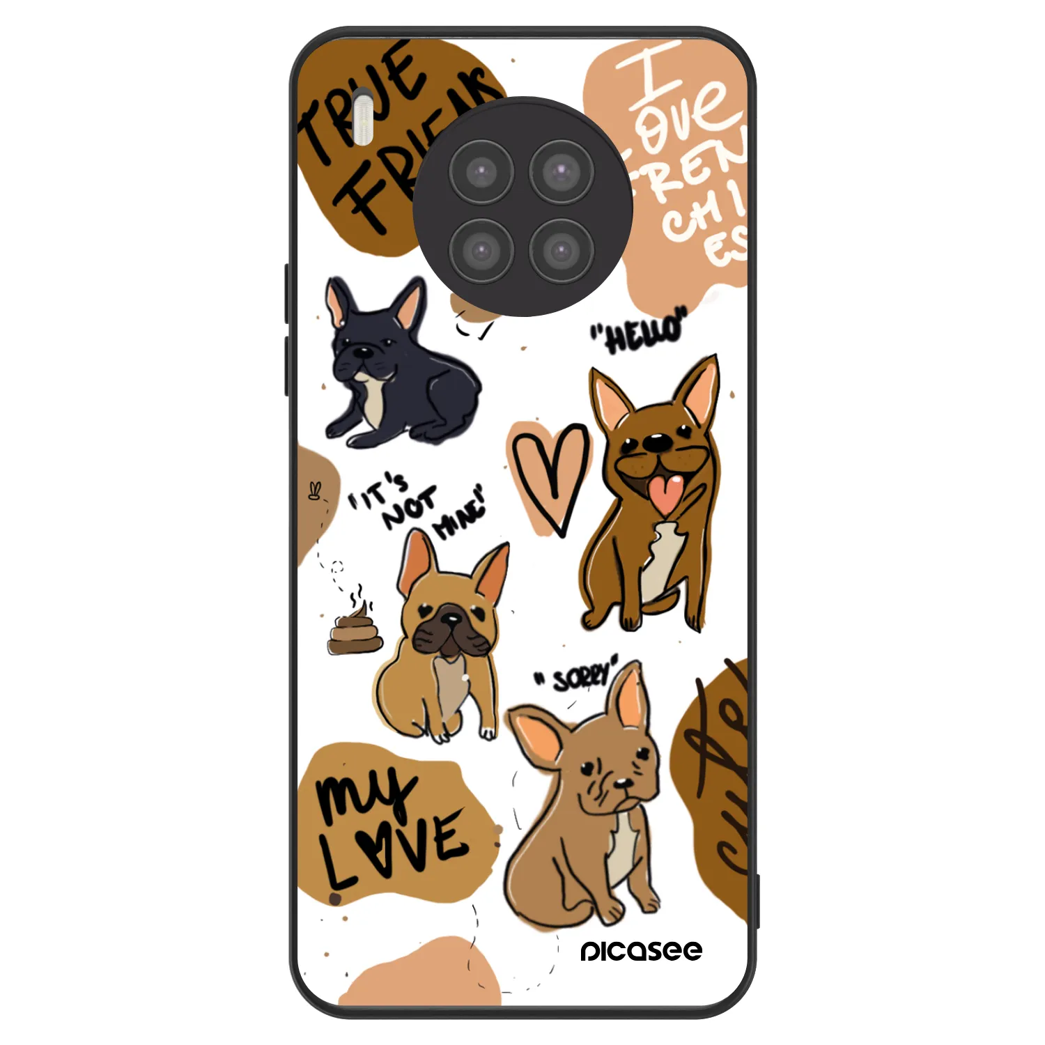 Picasee ULTIMATE CASE pro Huawei Nova 8i - Frenchies