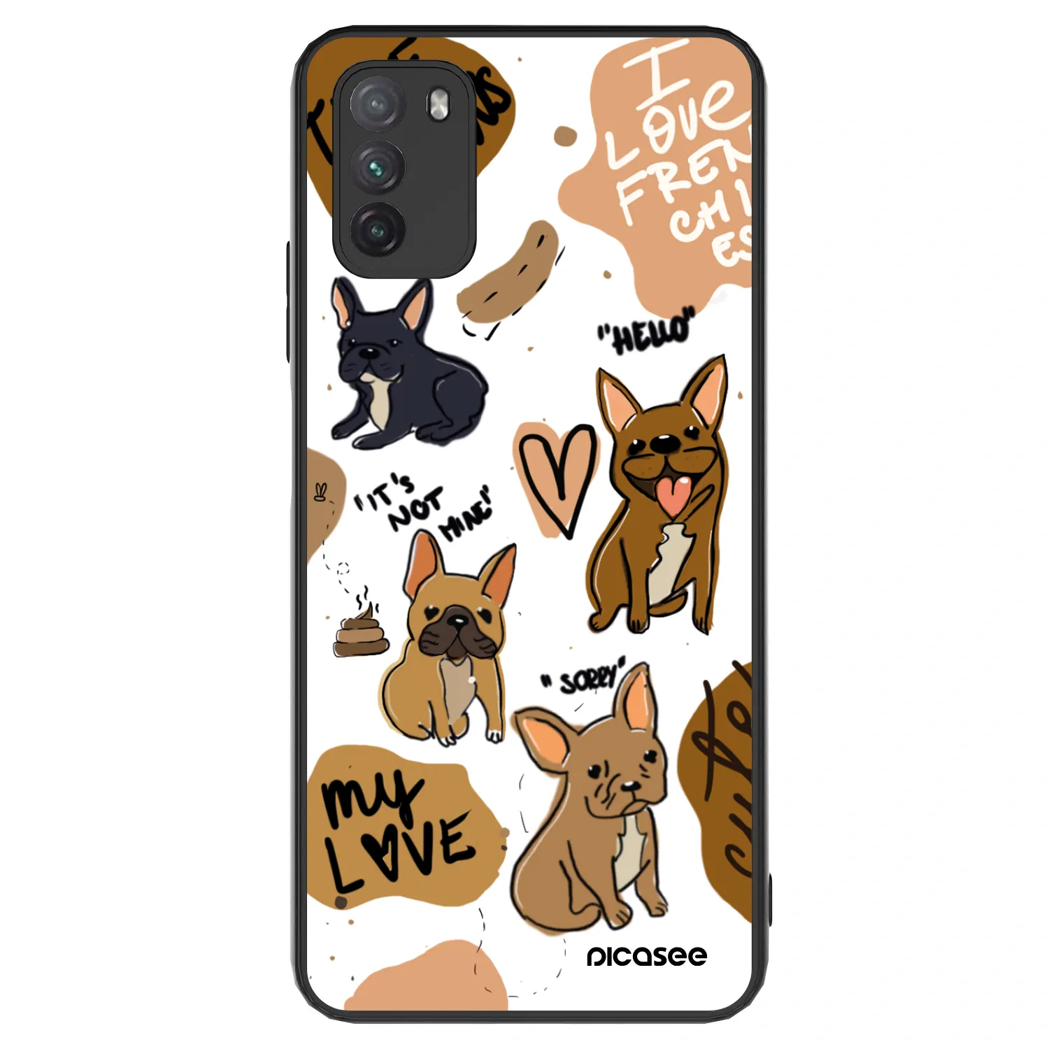 Picasee ULTIMATE CASE pro Xiaomi Poco M3 - Frenchies