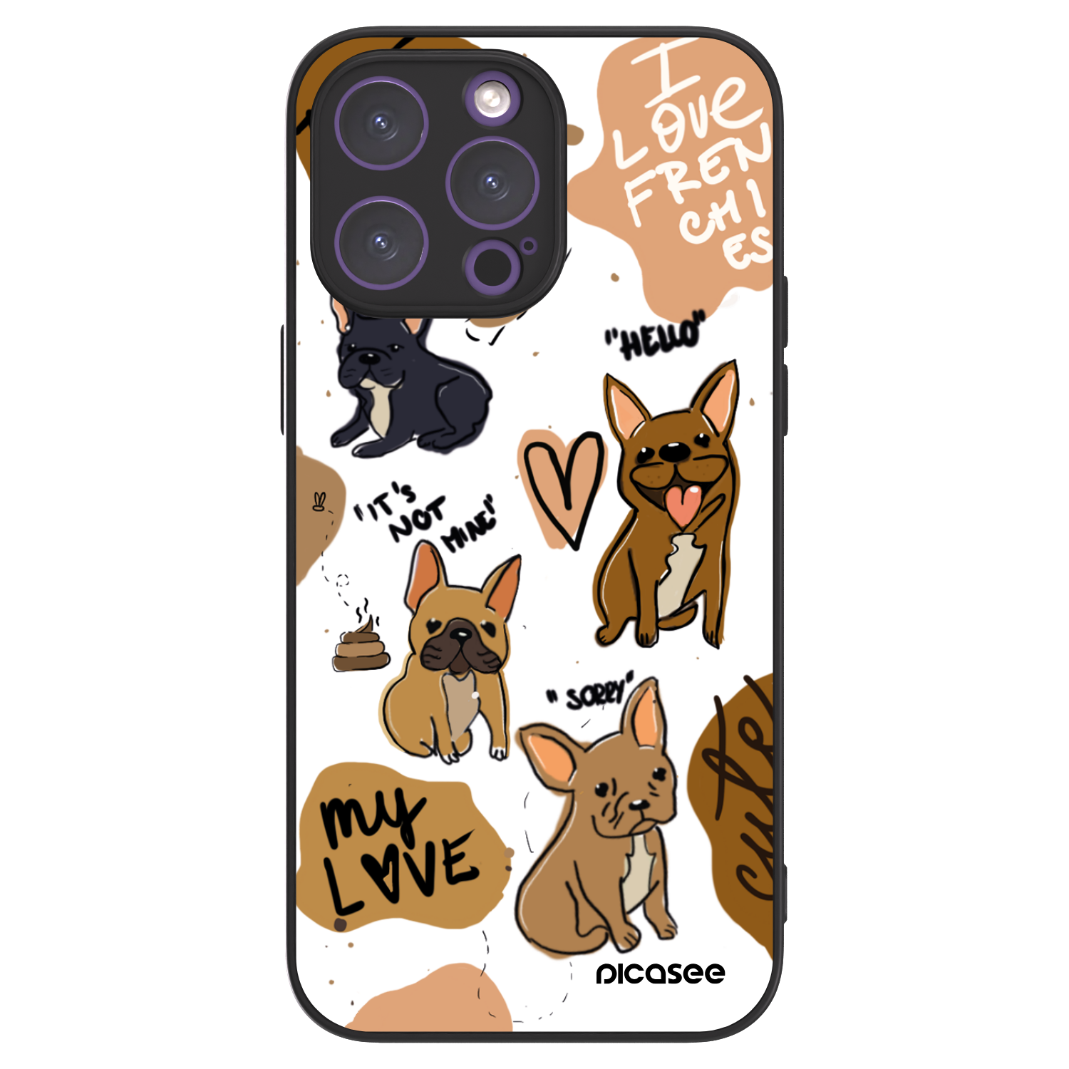 Picasee ULTIMATE CASE pro Apple iPhone 14 Pro Max - Frenchies