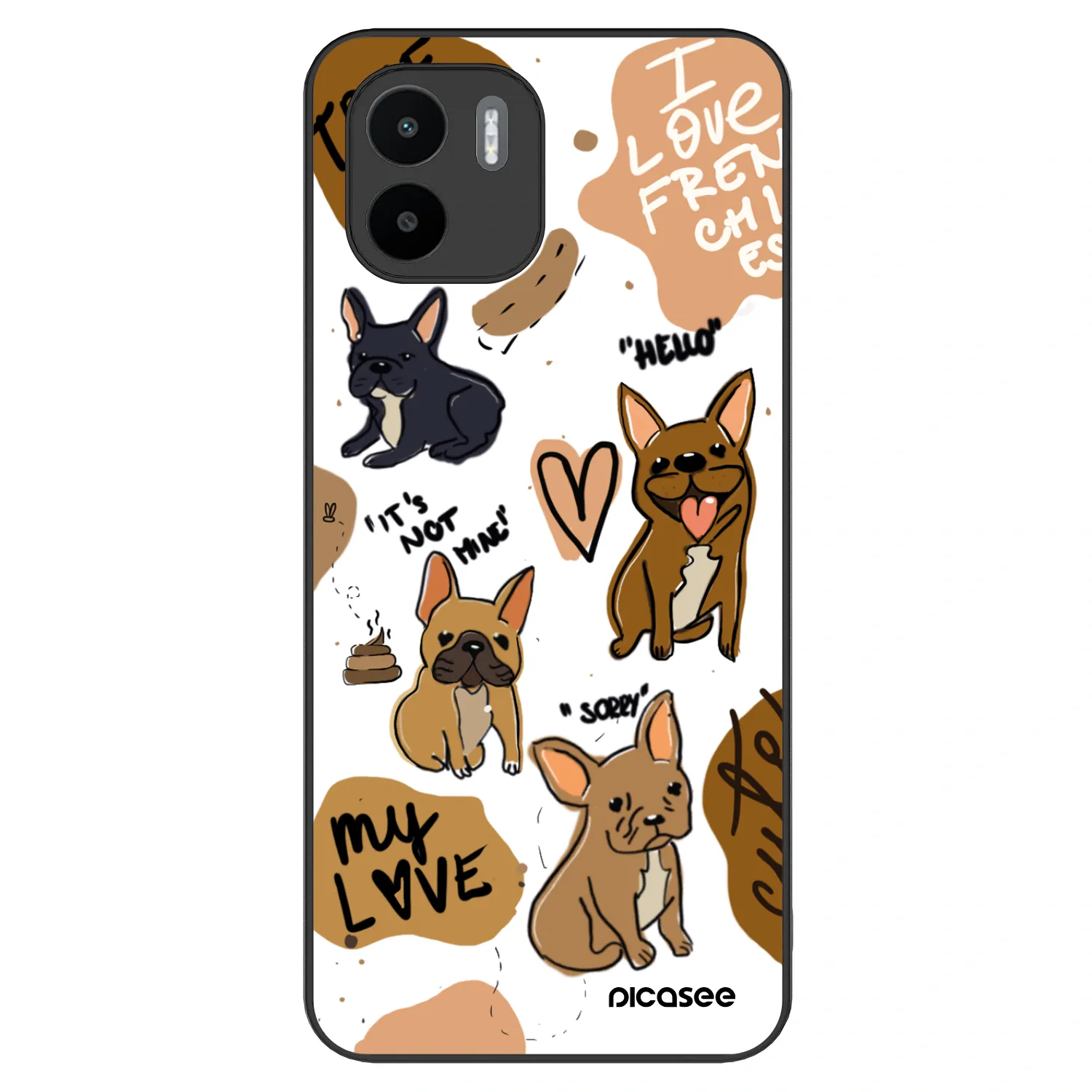Picasee ULTIMATE CASE pro Xiaomi Redmi A1 - Frenchies