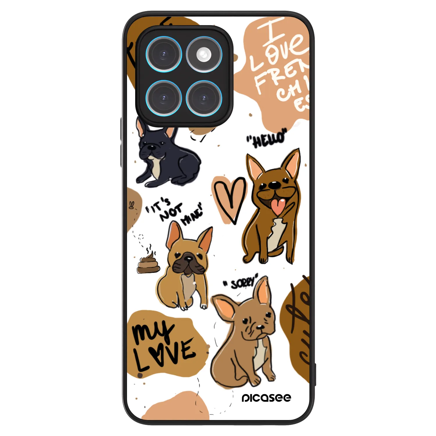 Picasee ULTIMATE CASE pro Honor X8 5G - Frenchies