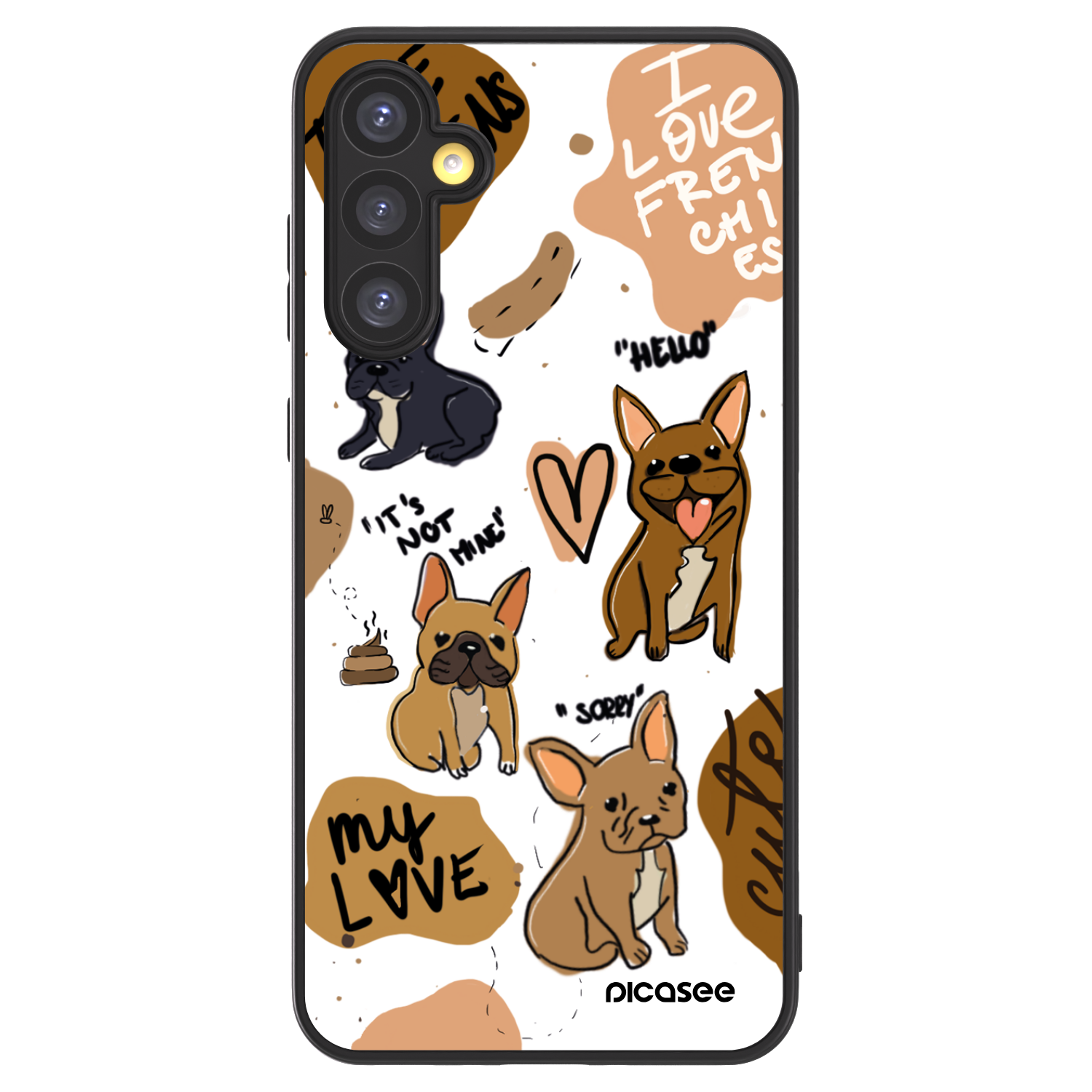 Picasee ULTIMATE CASE pro Samsung Galaxy A34 5G A346B - Frenchies