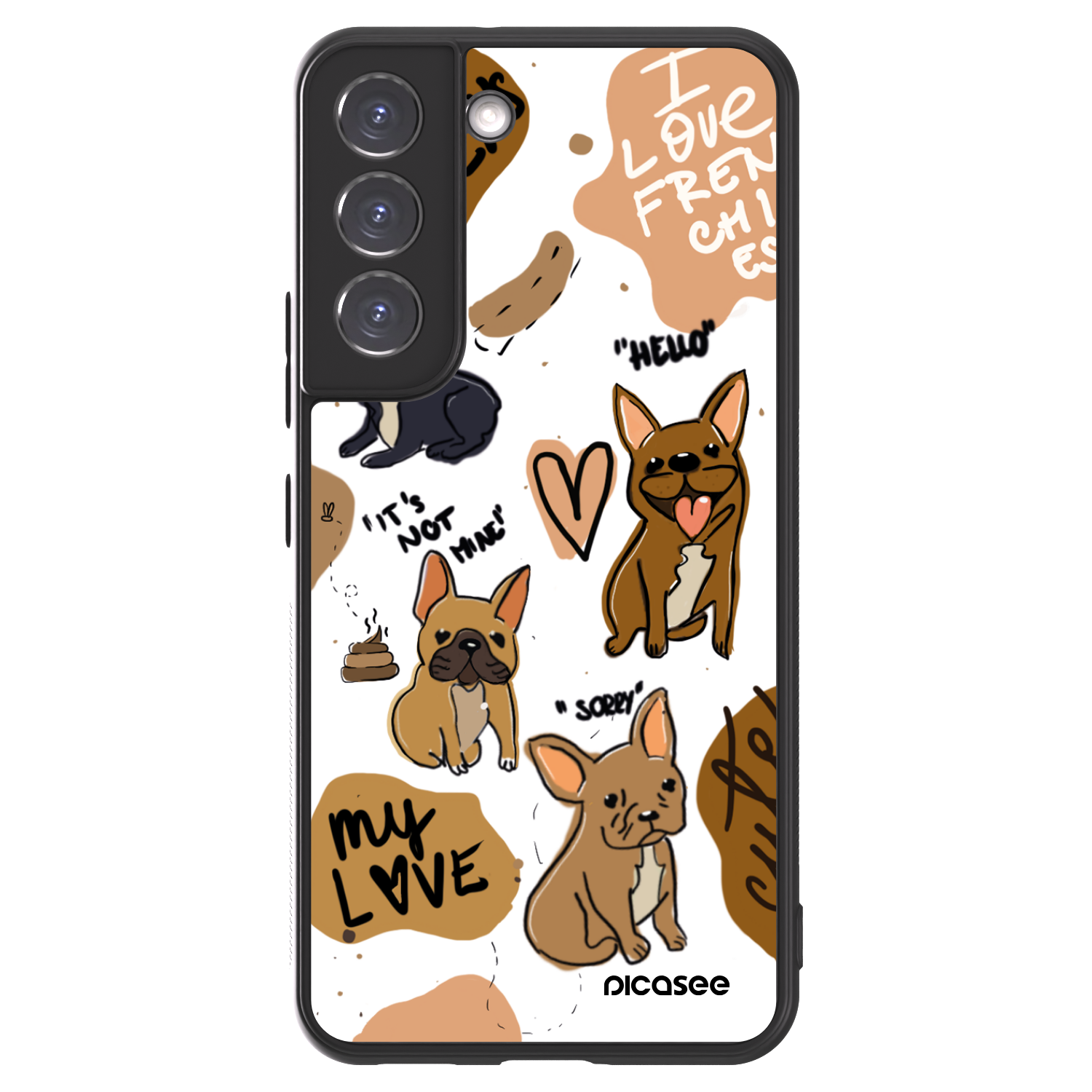 Picasee ULTIMATE CASE PowerShare pro Samsung Galaxy S22 5G - Frenchies
