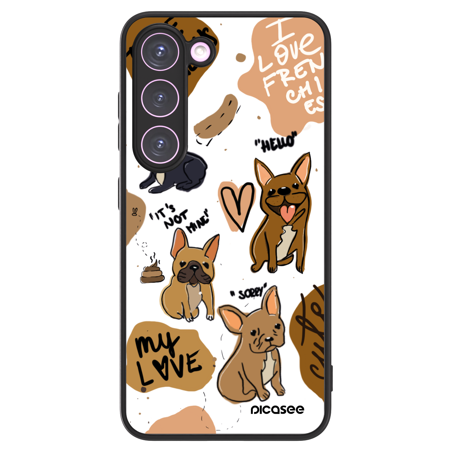 Picasee ULTIMATE CASE PowerShare pro Samsung Galaxy S23 5G - Frenchies