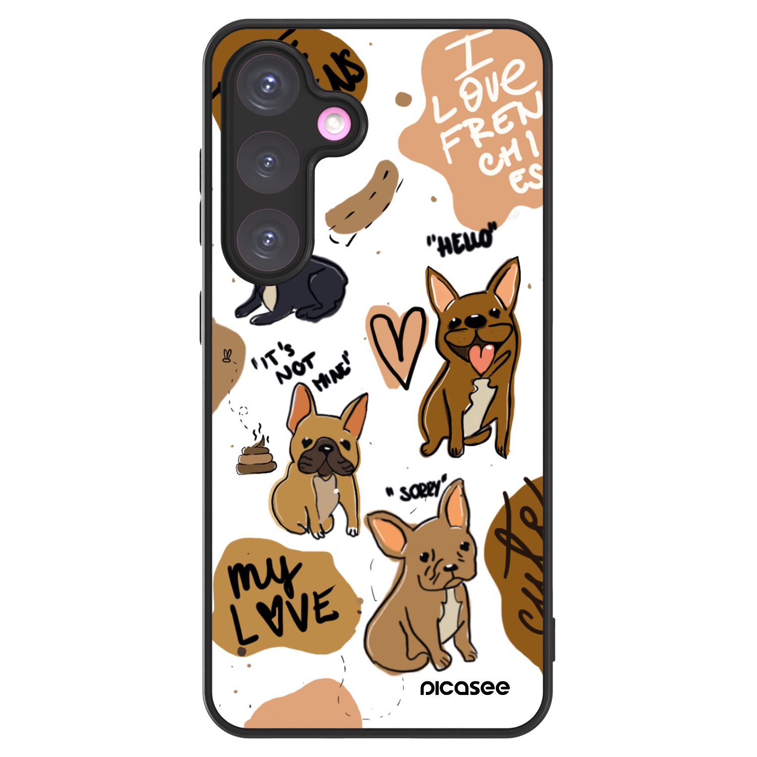 Picasee ULTIMATE CASE pro Samsung Galaxy S24+ S926B 5G - Frenchies