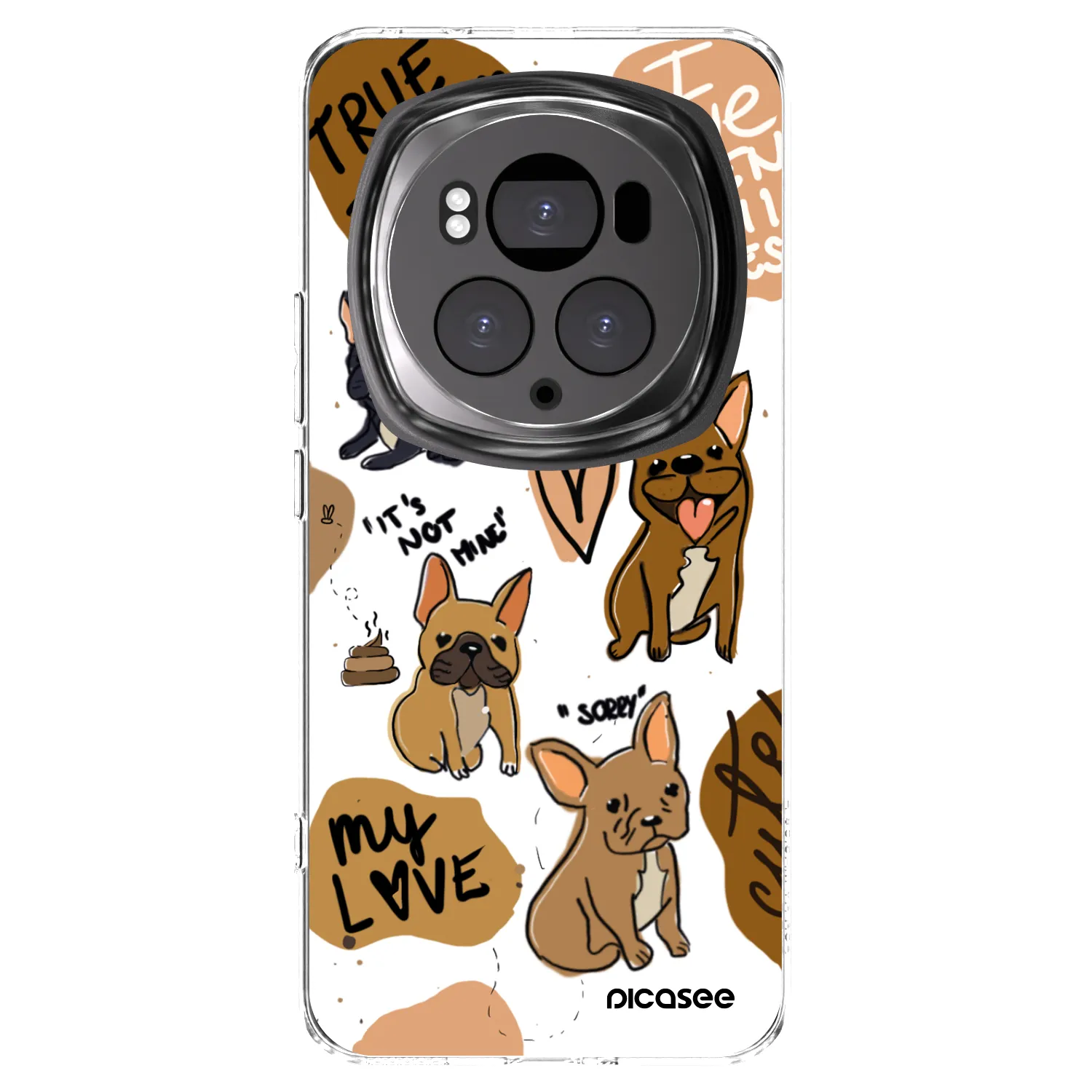 Picasee silikónový prehľadný obal pre Honor Magic6 Pro - Frenchies