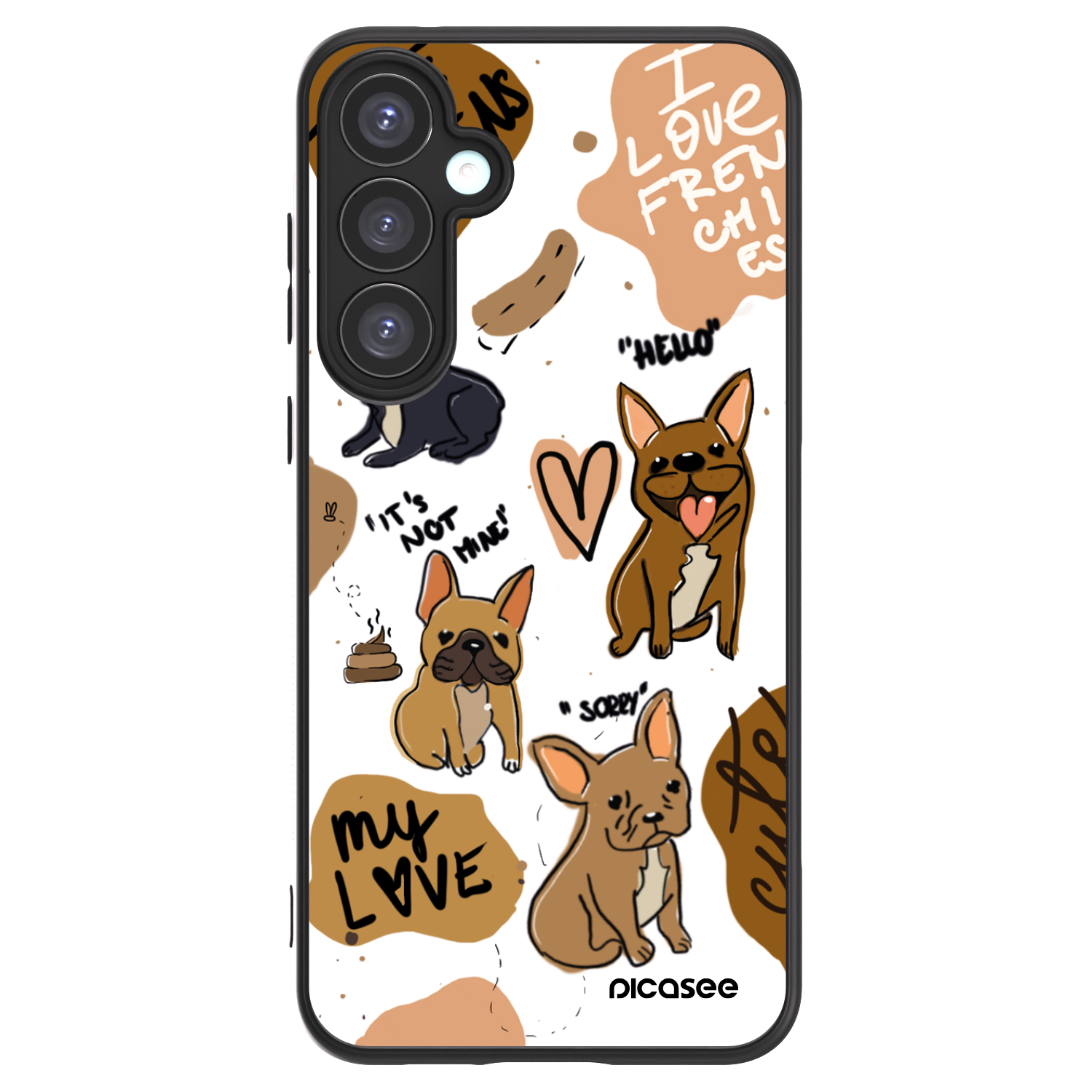 Picasee ULTIMATE CASE pro Samsung Galaxy A55 5G A556B - Frenchies