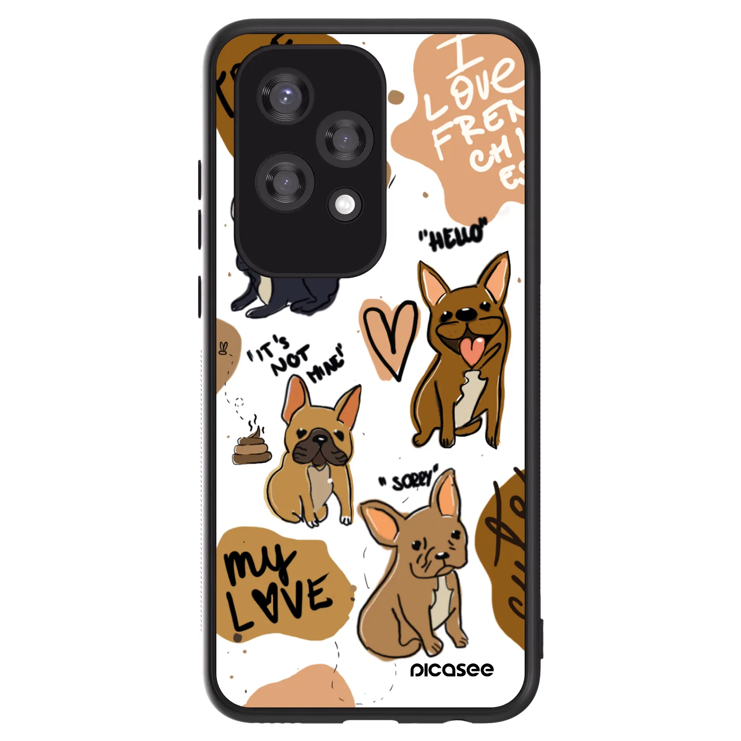 Picasee ULTIMATE CASE pro Honor 200 Lite - Frenchies